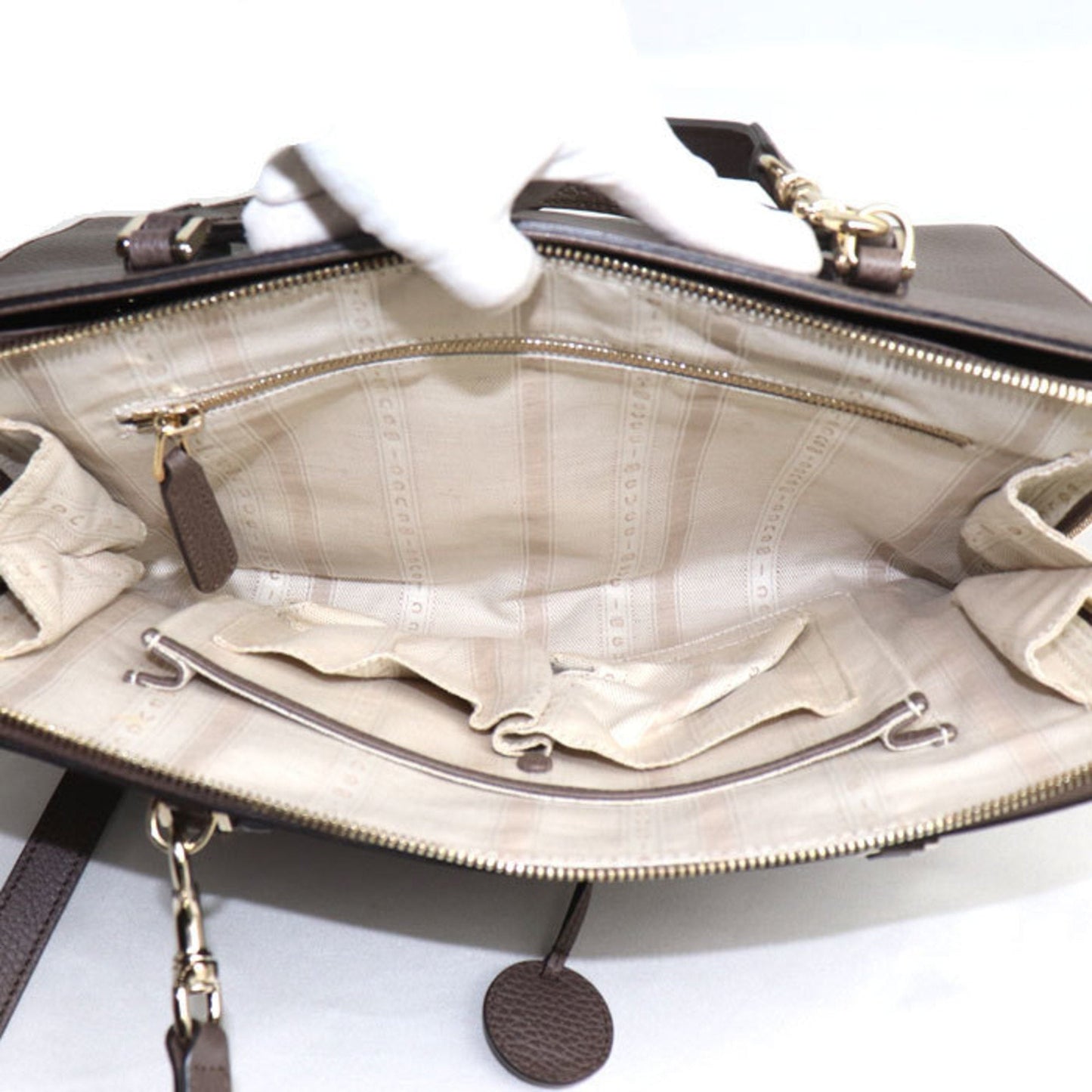 Gucci Dark Brown Leather Shoulder Bag