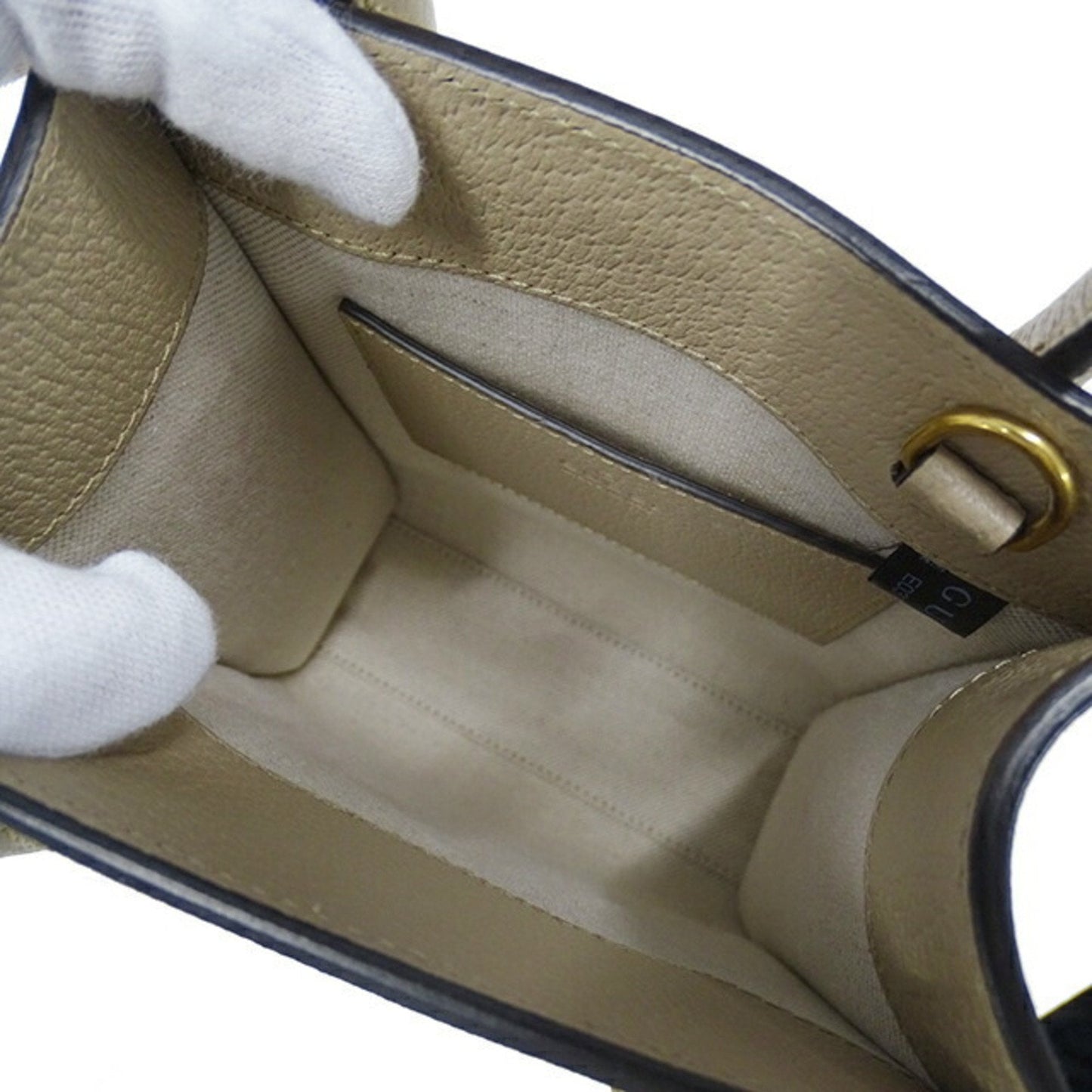 Gucci Beige Grayish Gg Supreme Canvas Handbag Shoulder Bag