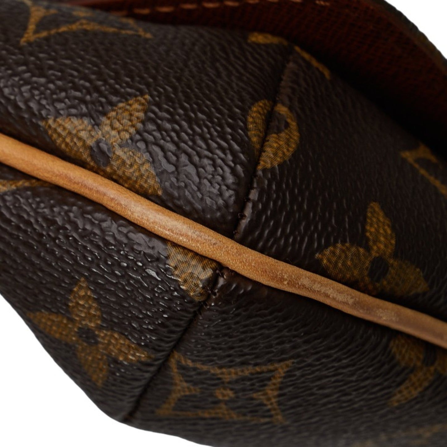 Louis Vuitton Brown Pvc Leather Shoulder Bag
