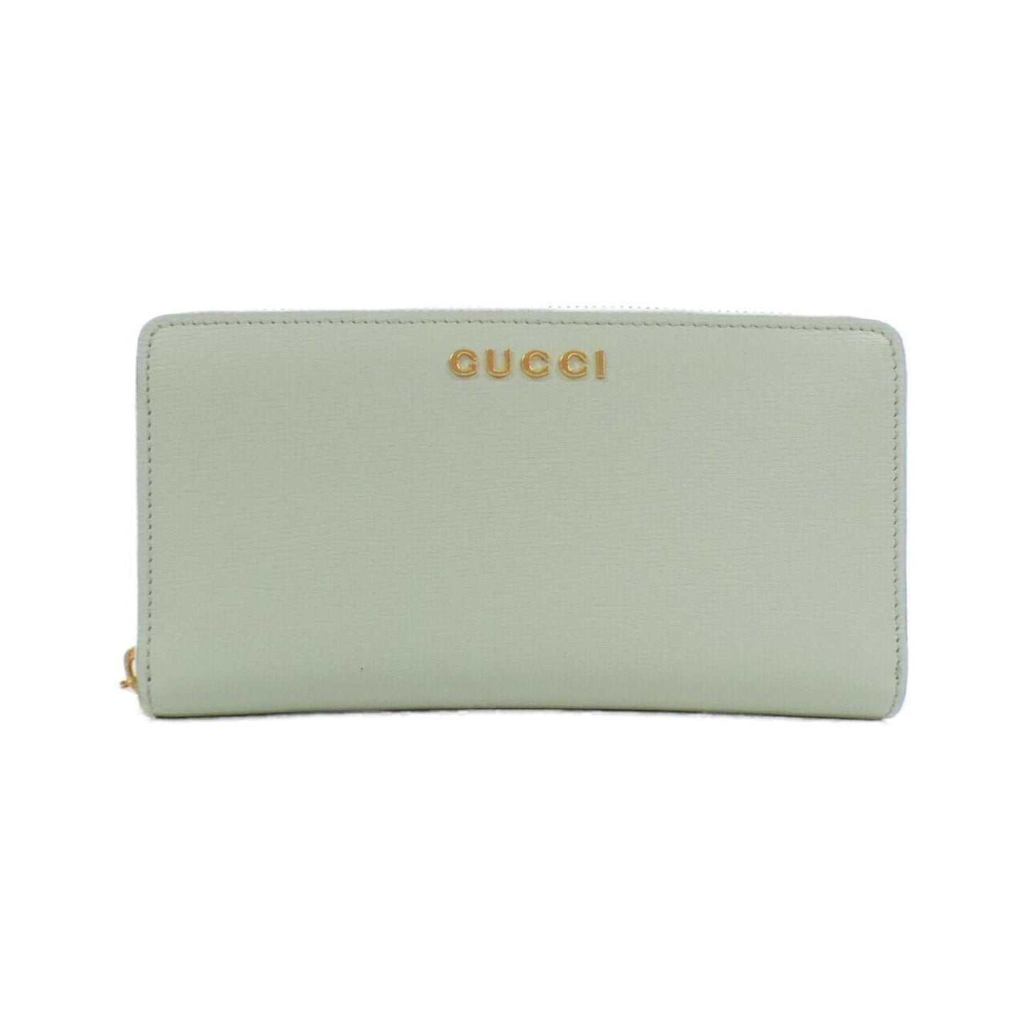 Gucci Pale Green Leather Long Wallet (Bi-Fold) ()