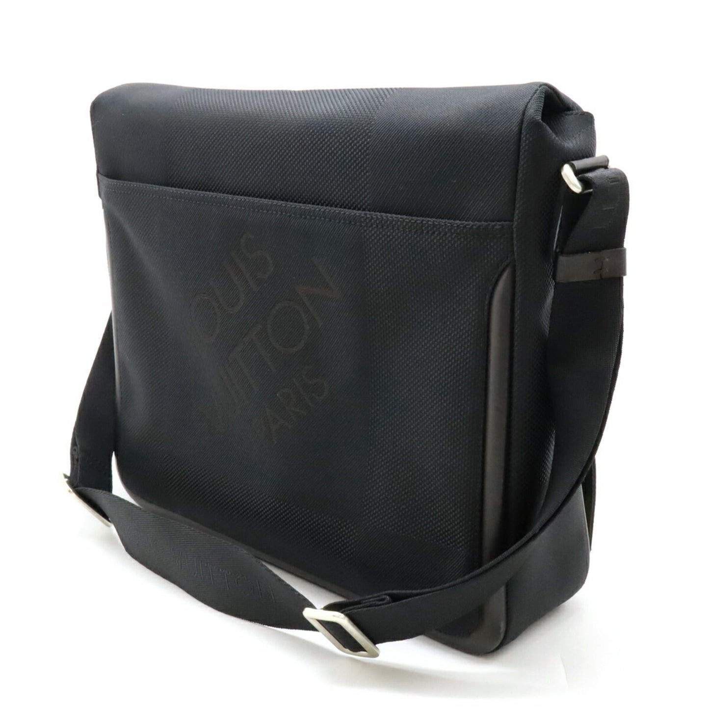 Louis Vuitton Black Noir Damier Geant Shoulder Bag