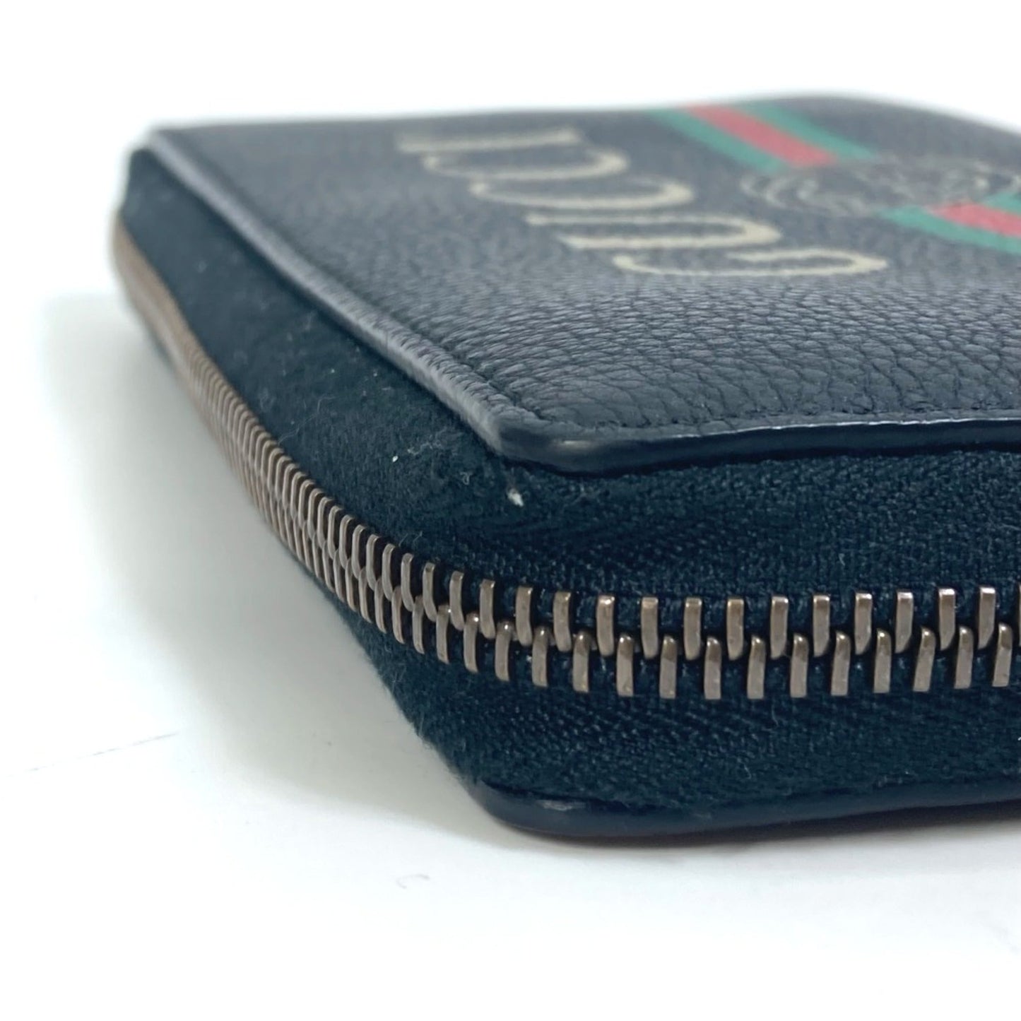 Gucci Black Leather Long Wallet (Bi-Fold)