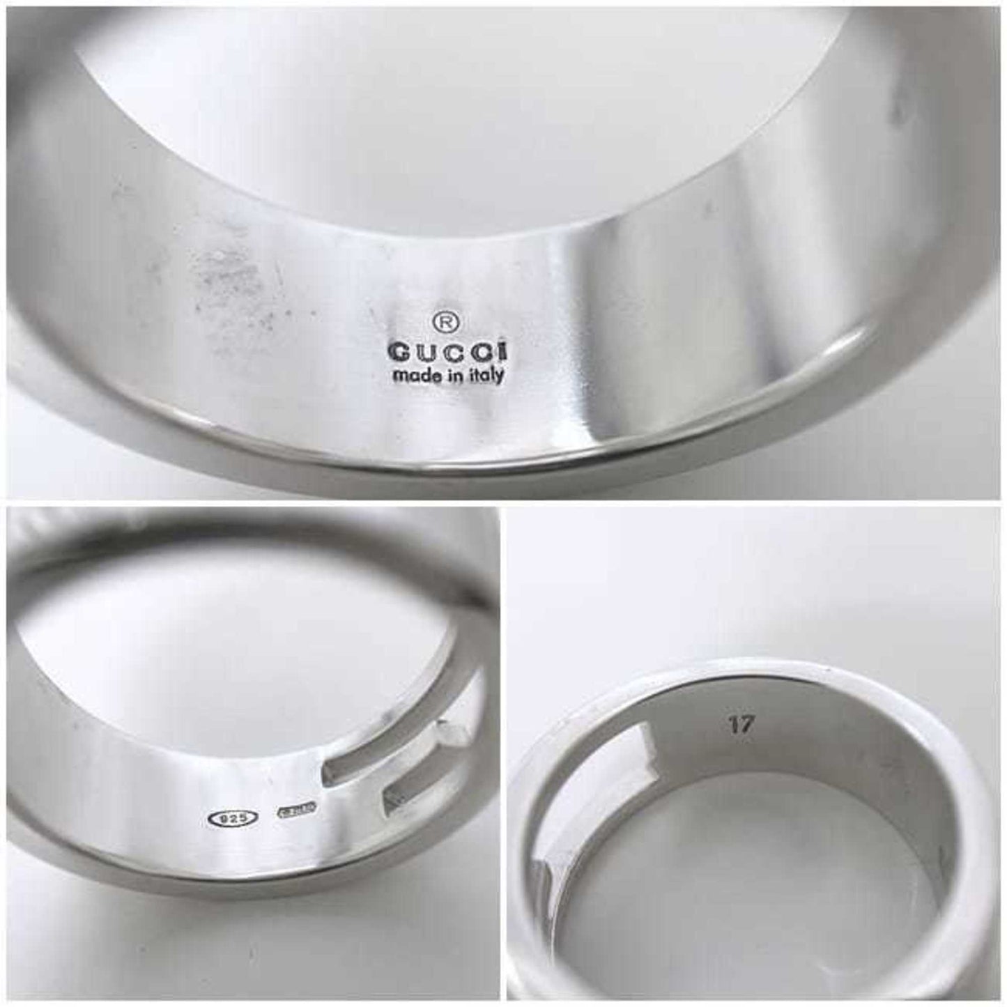 Gucci Silver Silver Band Ring