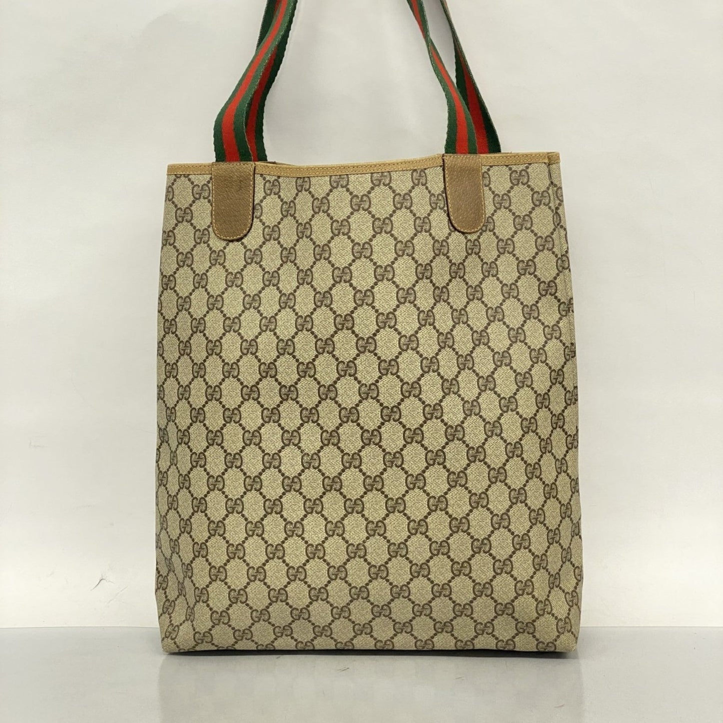 Gucci Brown Pvc Tote Bag