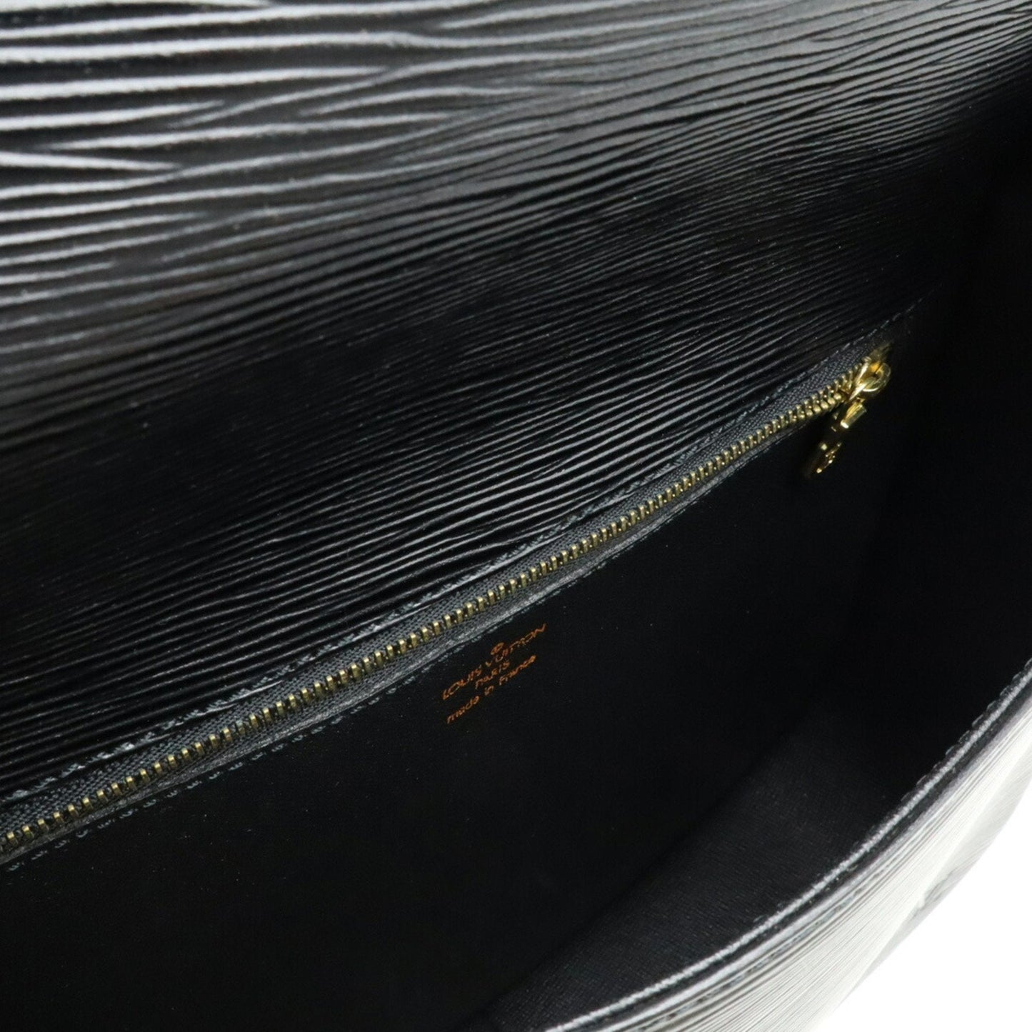 Louis Vuitton Black Noir Epi Leather Pochette Shoulder Bag