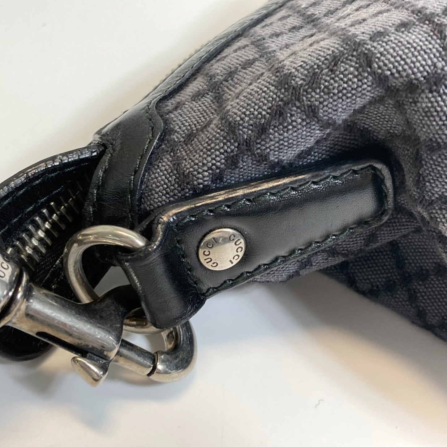 Gucci Black Cloth Shoulder Bag