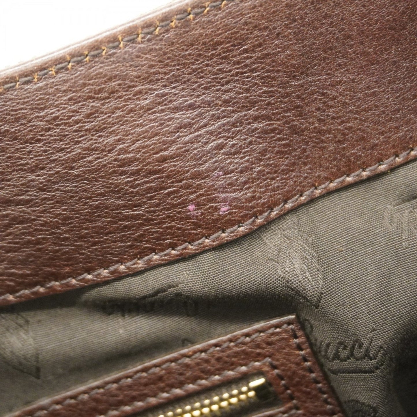 Gucci Beige Brown Canvas Tote Bag