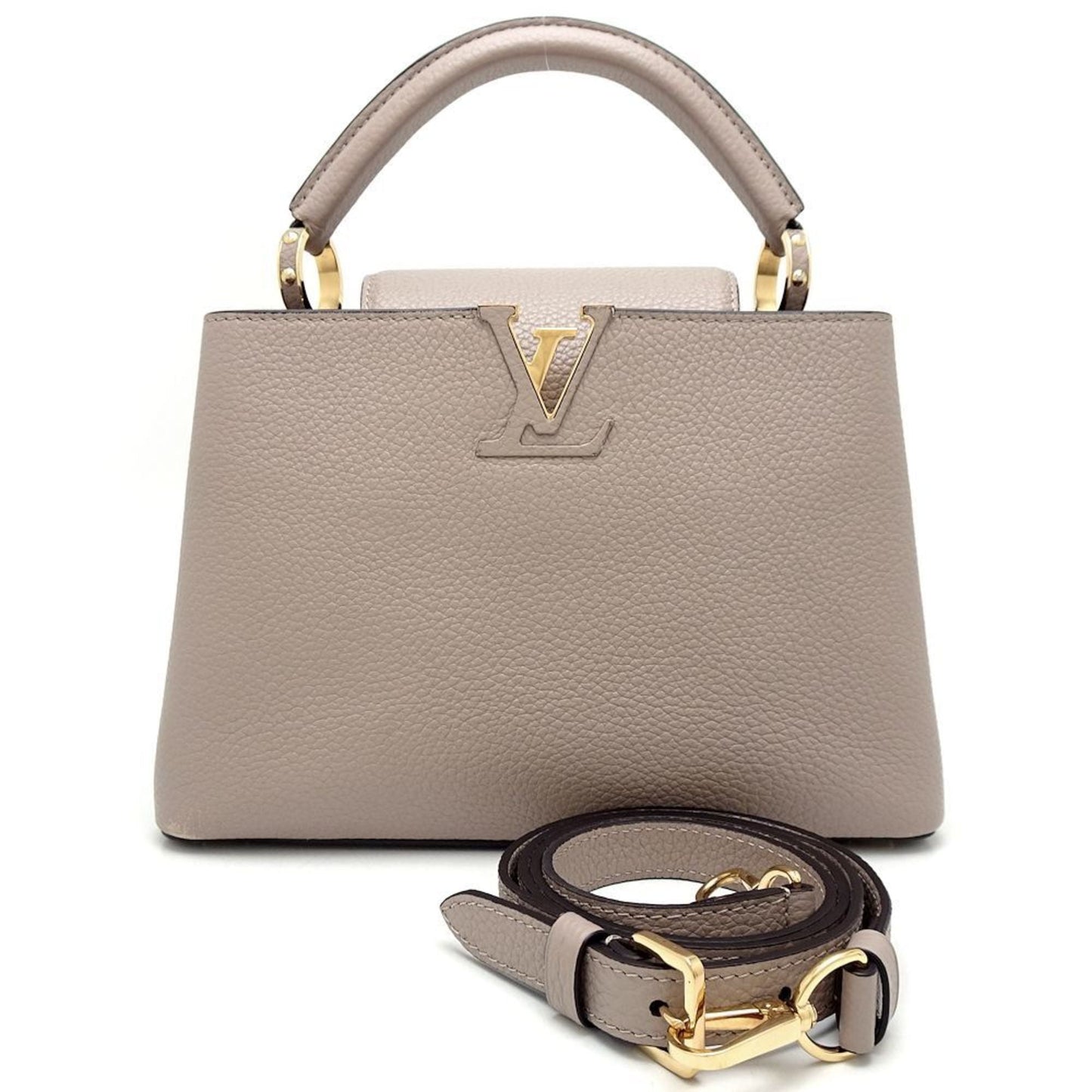 Louis Vuitton Galle Leather Handbag Shoulder Bag