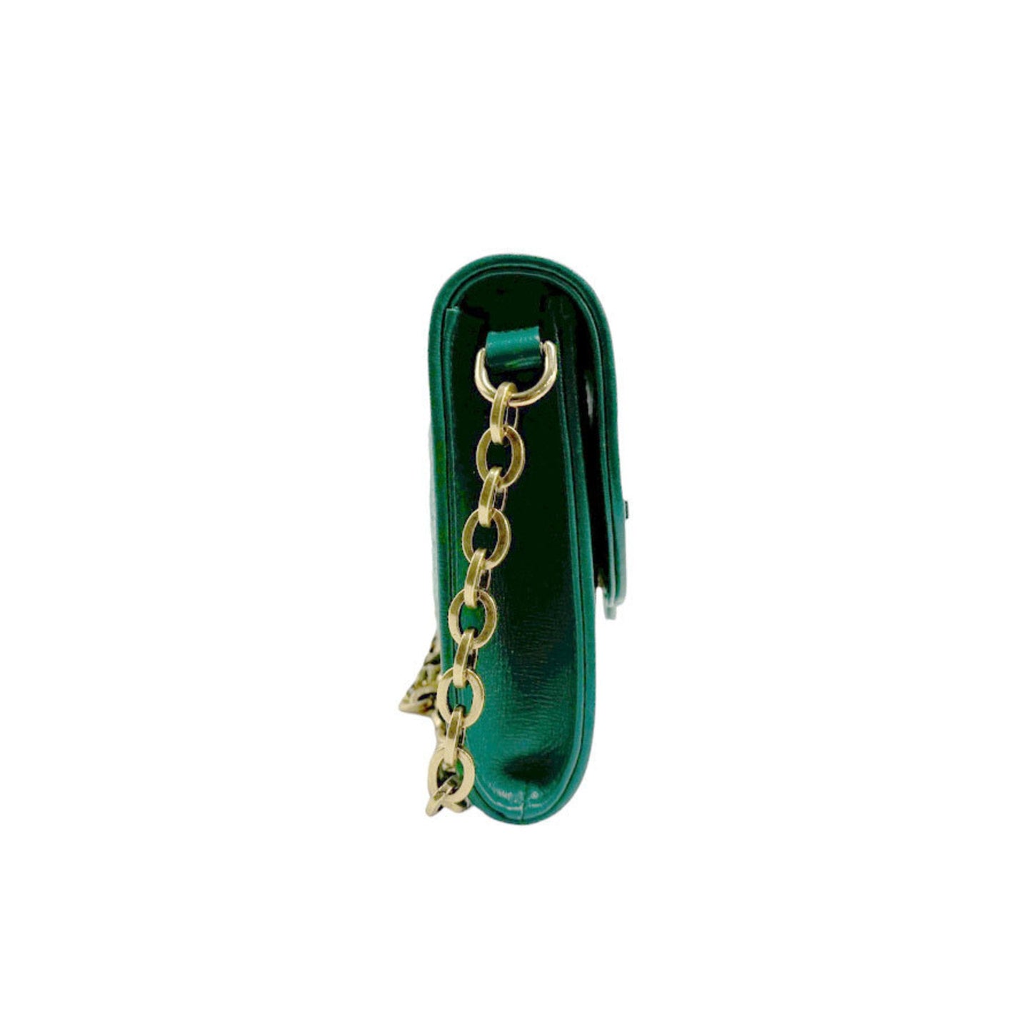 Gucci Green Straw Shoulder Bag