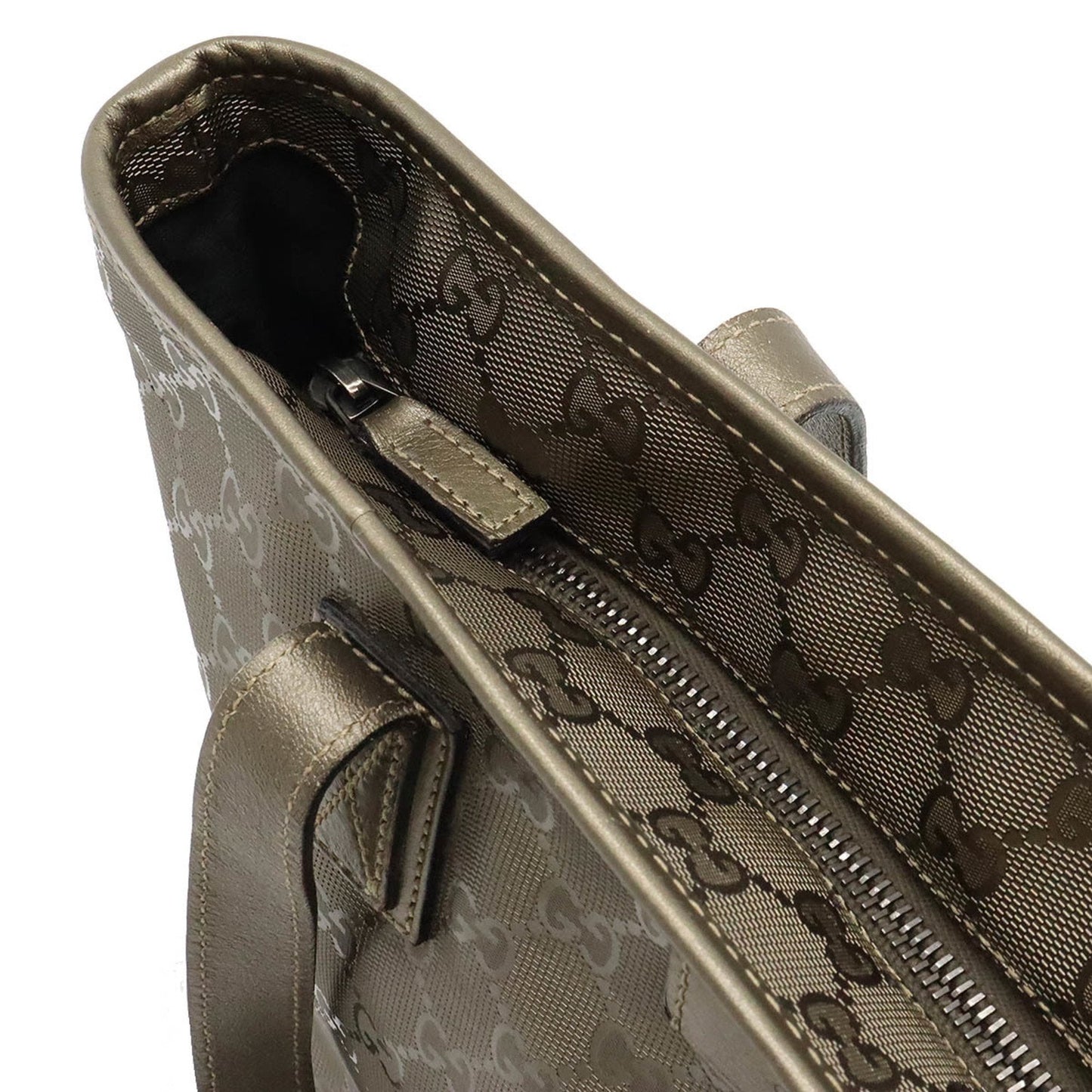 Gucci Gg Imprimé Khaki Gg Imprimé Shoulder Bag Tote Bag