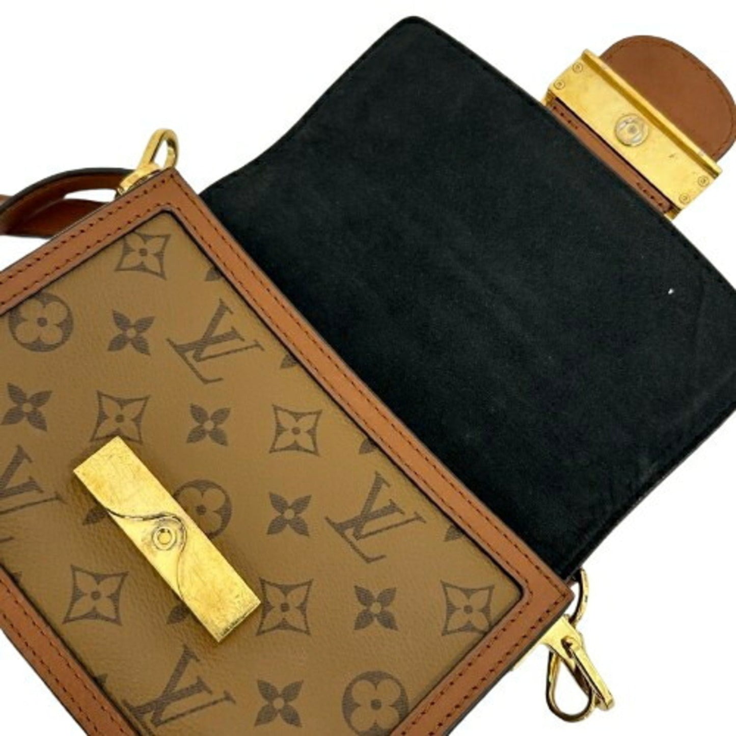 Louis Vuitton Monogram Reverse Monogram Reverse Shoulder Bag