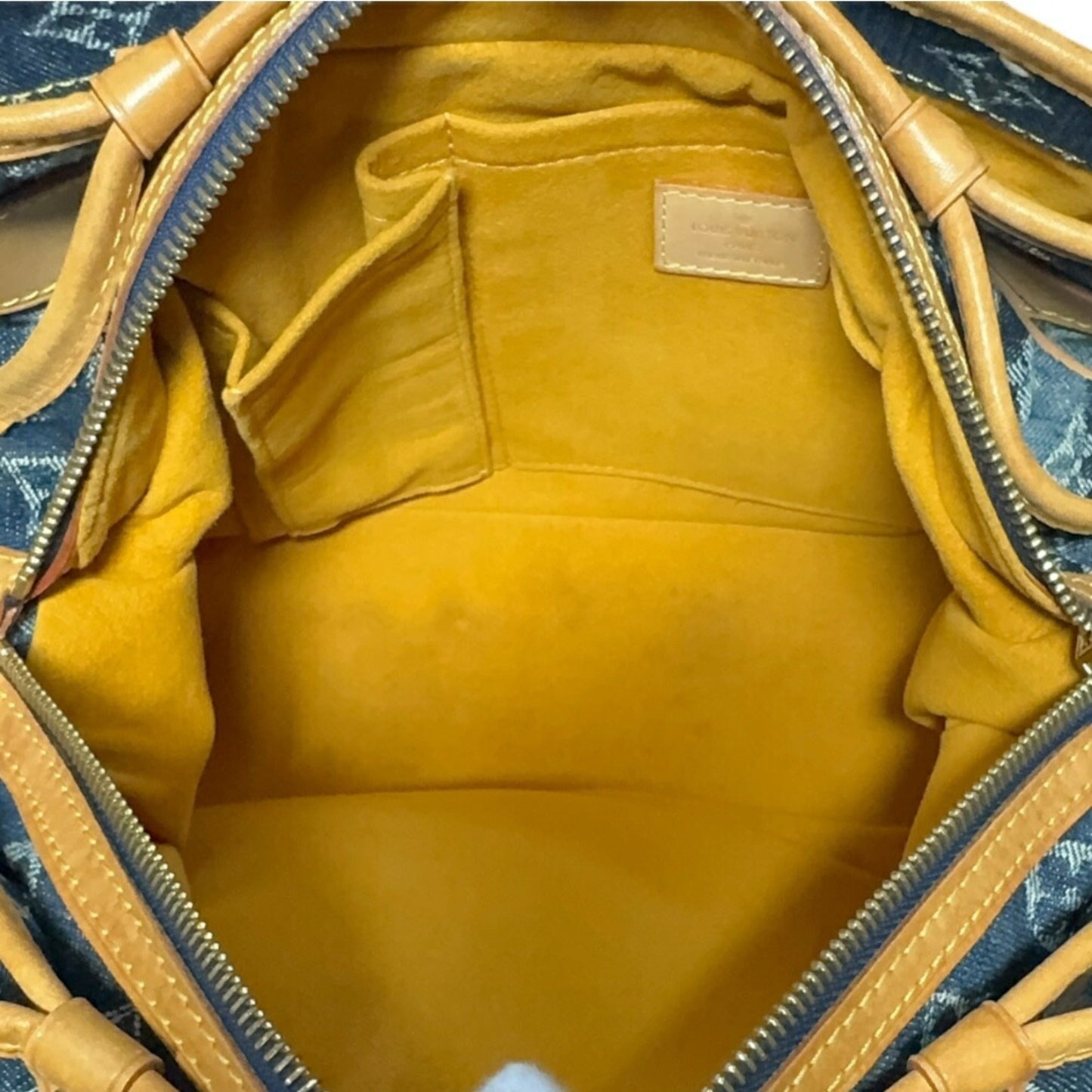Louis Vuitton Blue Monogram Denim Shoulder Bag