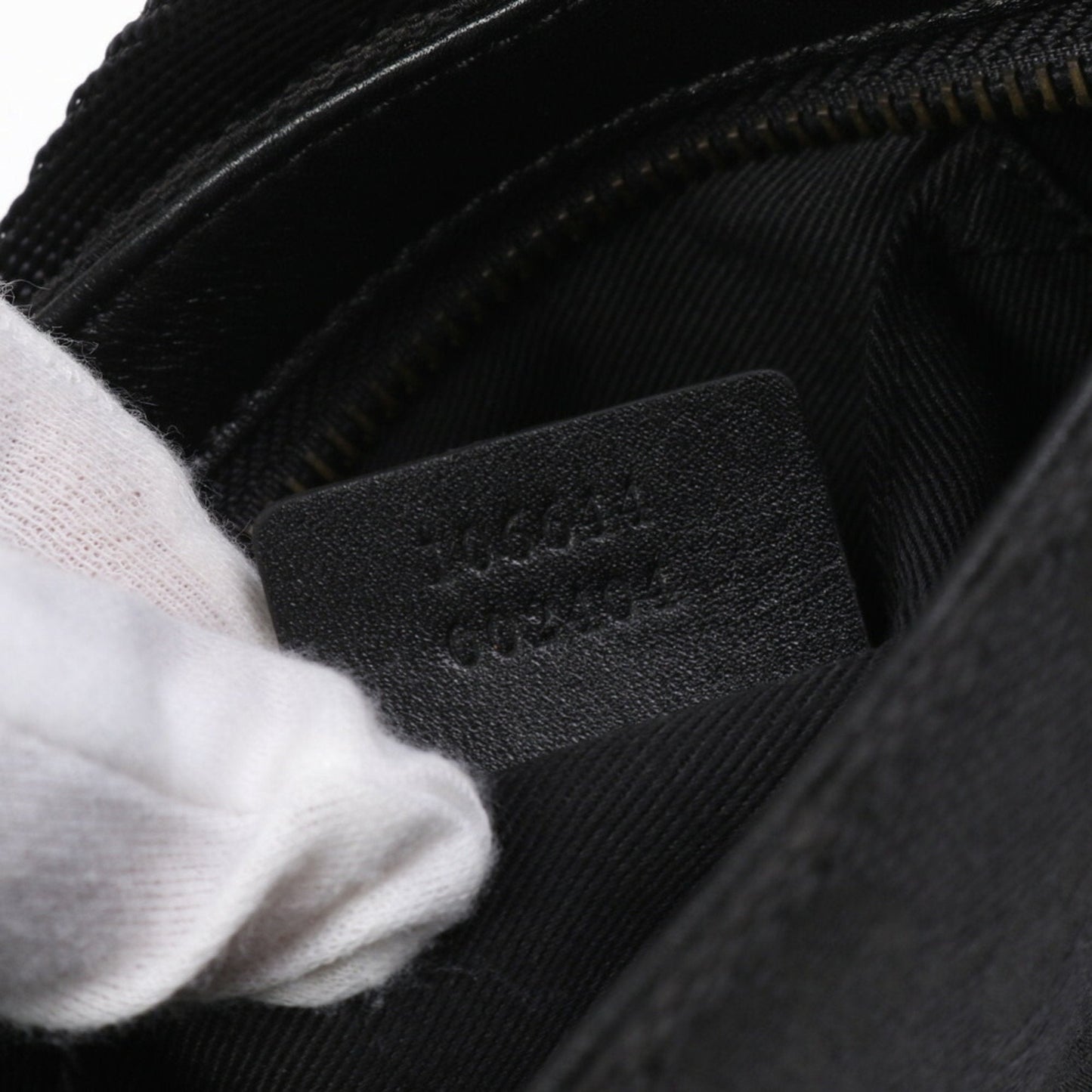Gucci Gg Canvas Black Leather Canvas Handbag Tote Bag