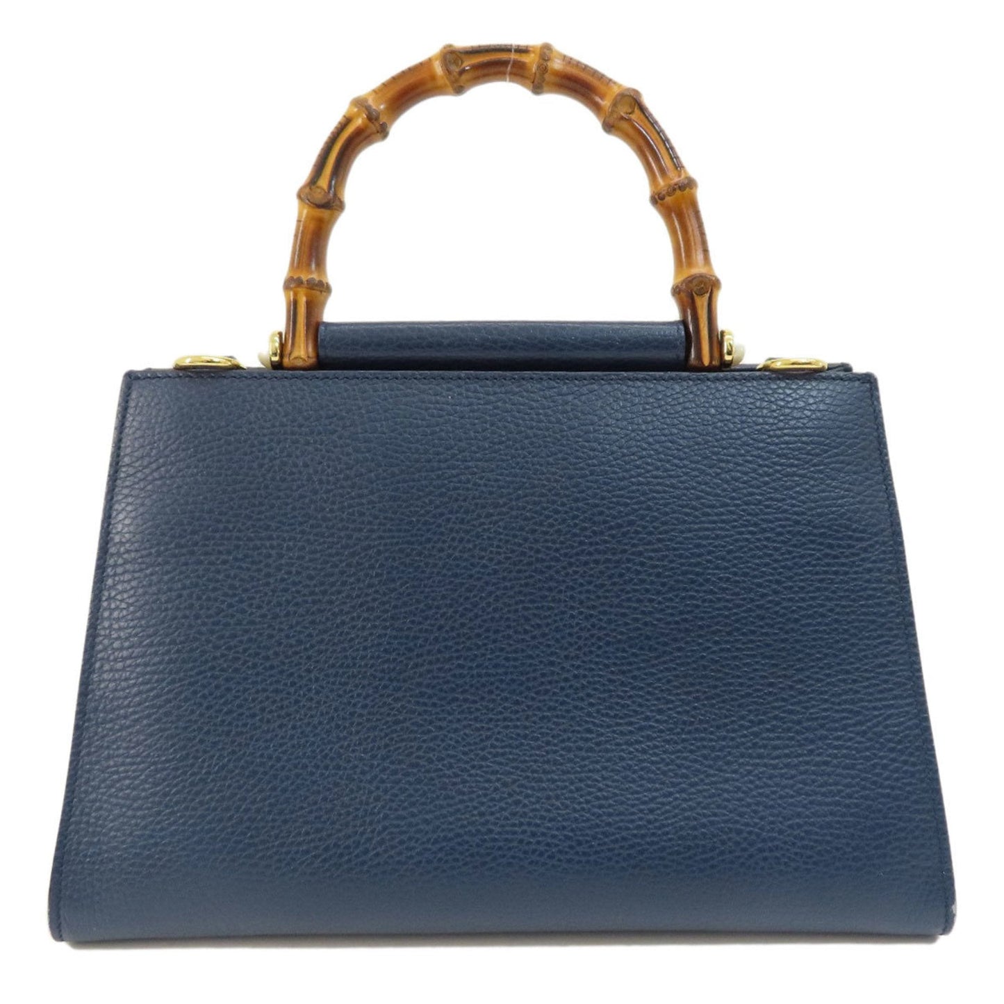 Gucci Navy Leather Handbag