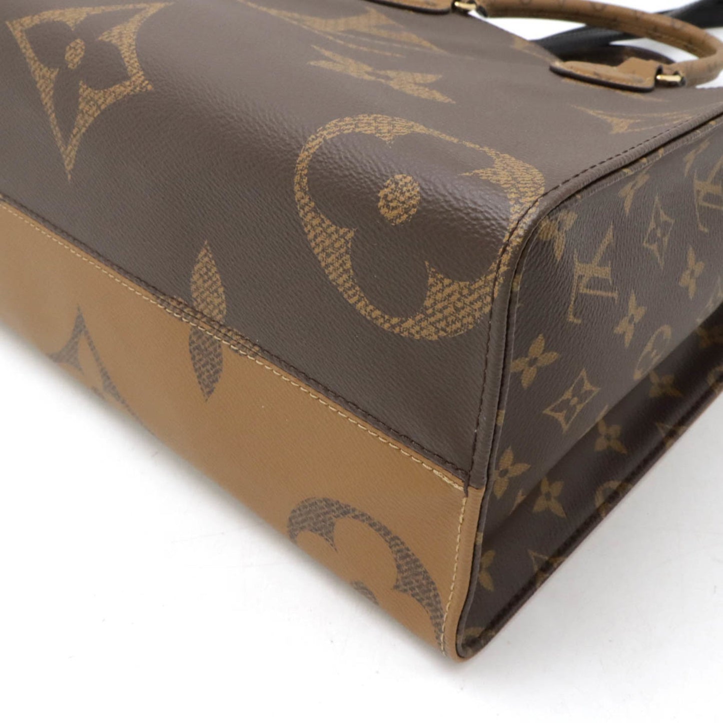 Louis Vuitton Brown Monogram Canvas Monogram Reverse Handbag Shoulder Bag Tote Bag