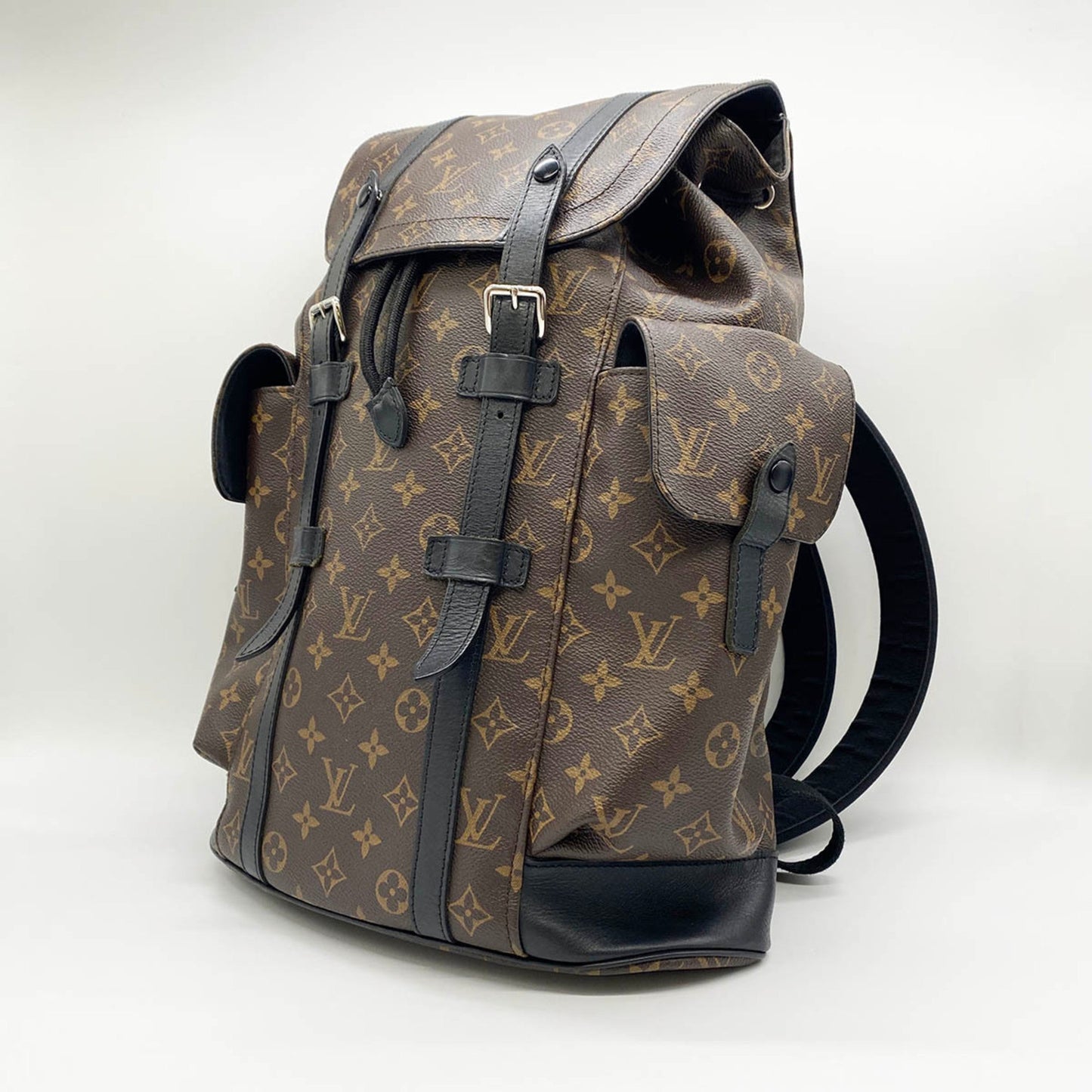 Louis Vuitton Monogram Macassar Brown Pvc Backpack