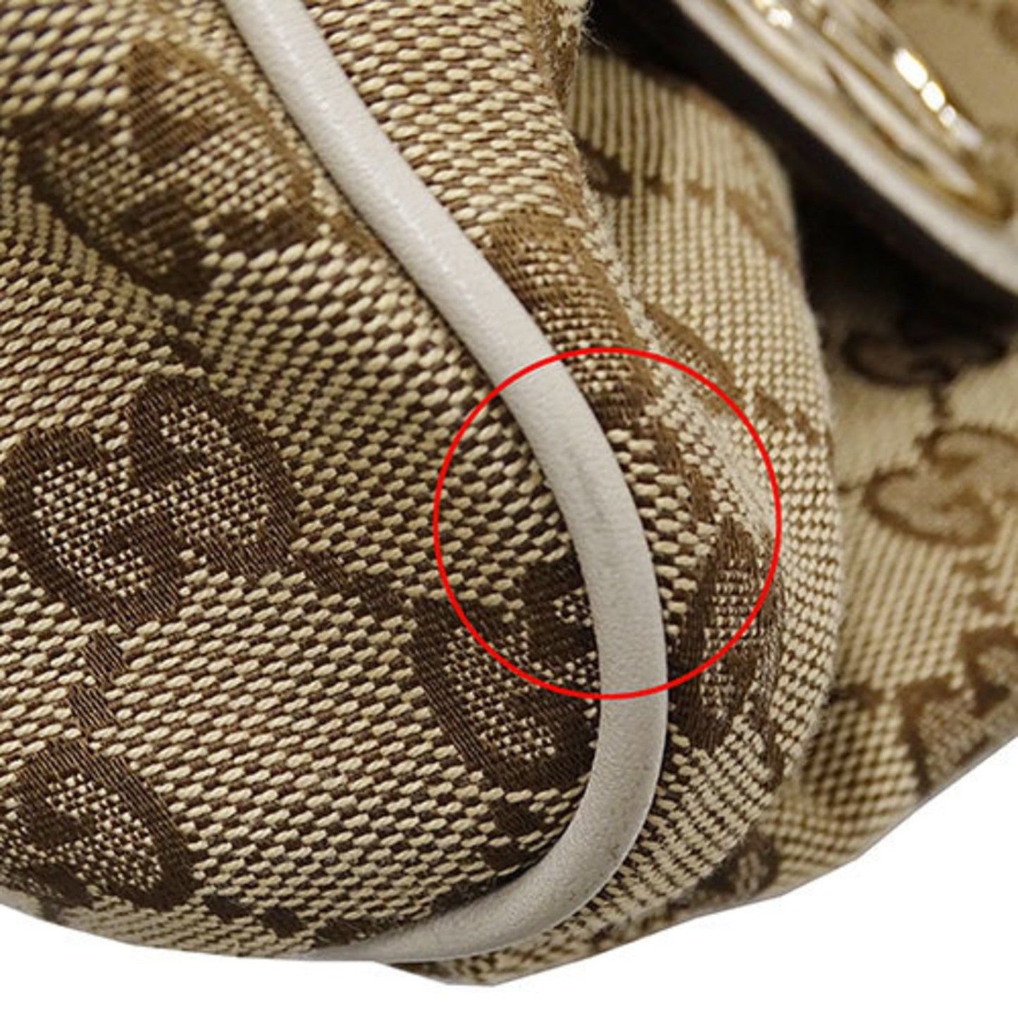 Gucci Beige Gg Canvas Handbag Shoulder Bag
