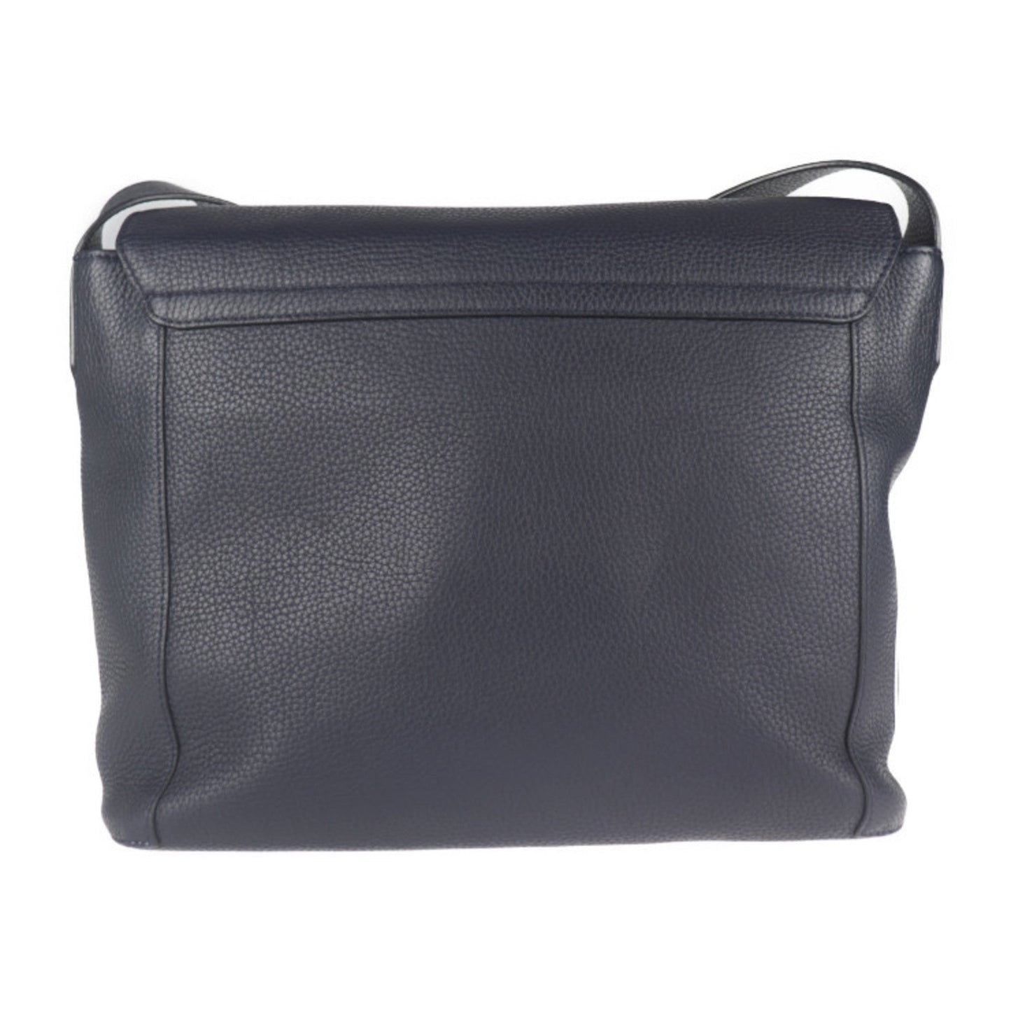 Louis Vuitton Navy Leather Handbag Shopping Bag Shoulder Bag Tote Bag
