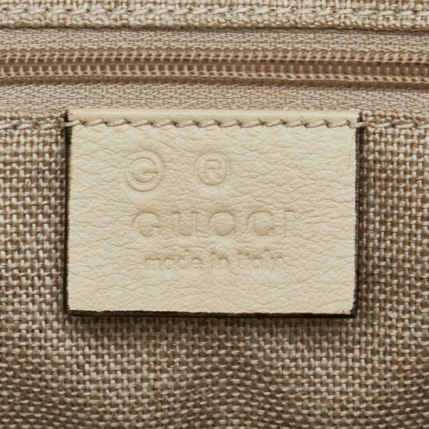 Gucci White Leather Handbag Shoulder Bag