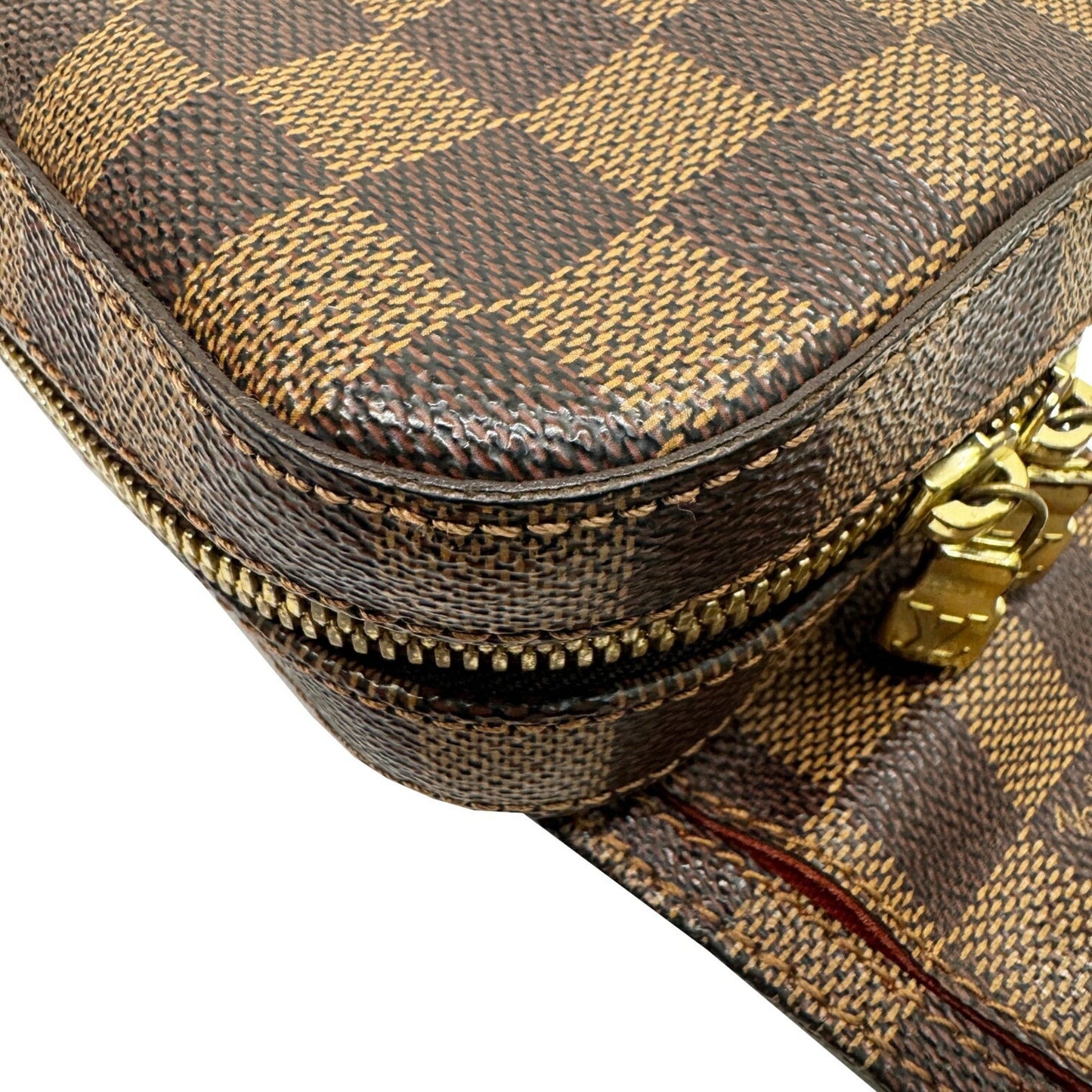 Louis Vuitton Ebene Damier Canvas Shoulder Bag Sling Bag