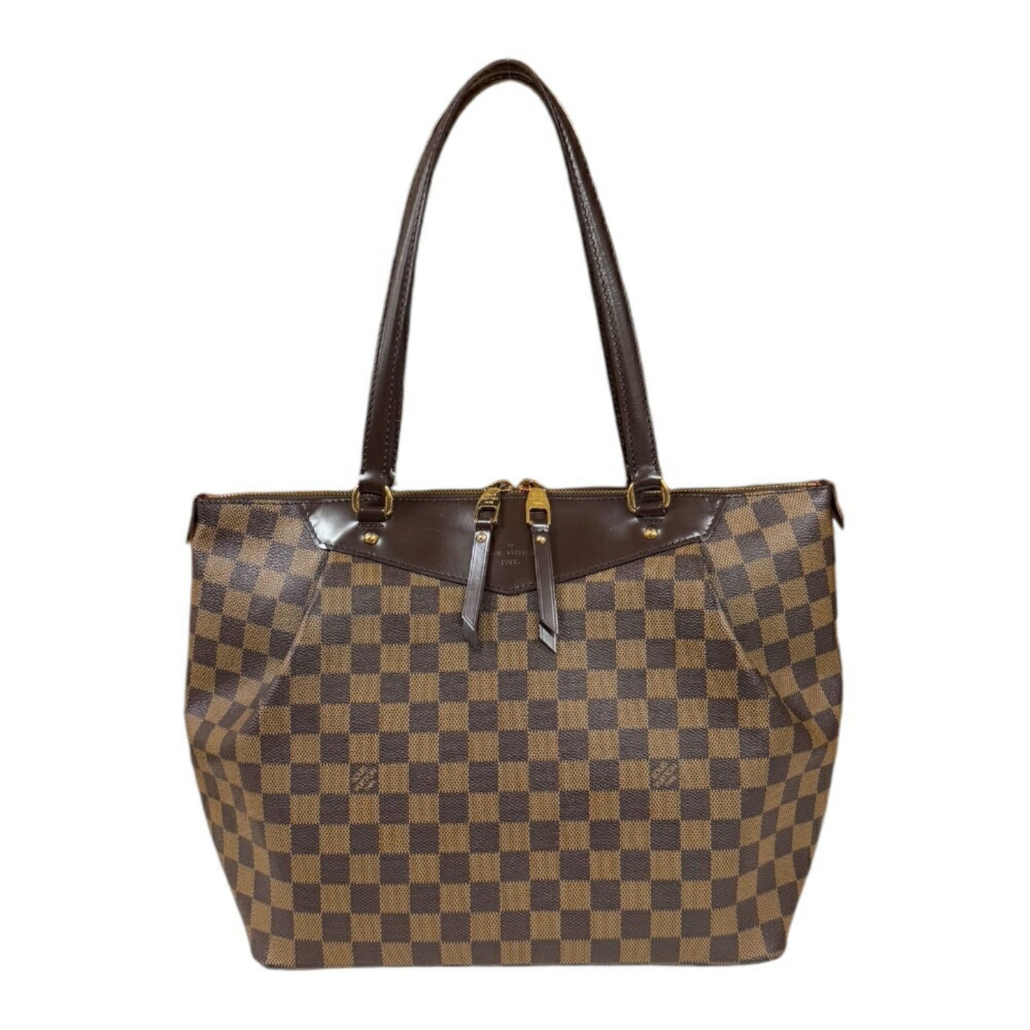 Louis Vuitton Brown Damier Canvas Shoulder Bag ()