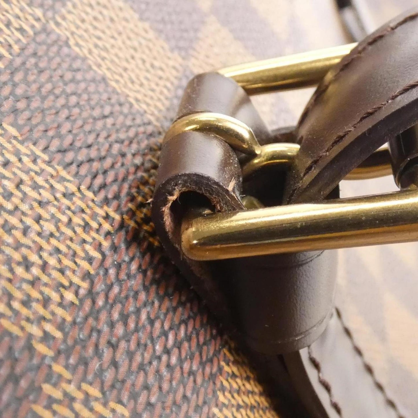 Louis Vuitton Brown Ebene Coated Canvas Shoulder Bag
