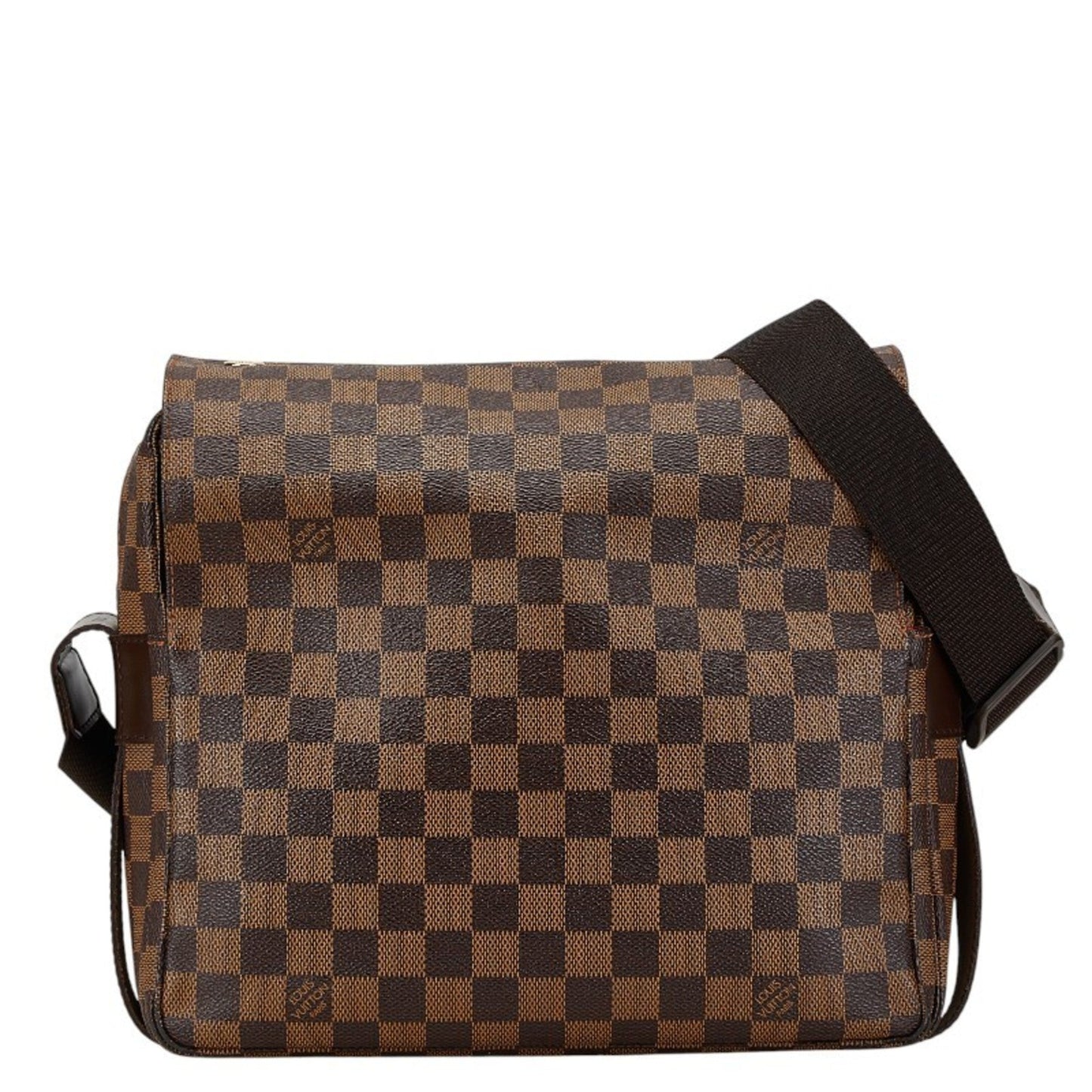 Louis Vuitton Brown Pvc Leather Shoulder Bag ()