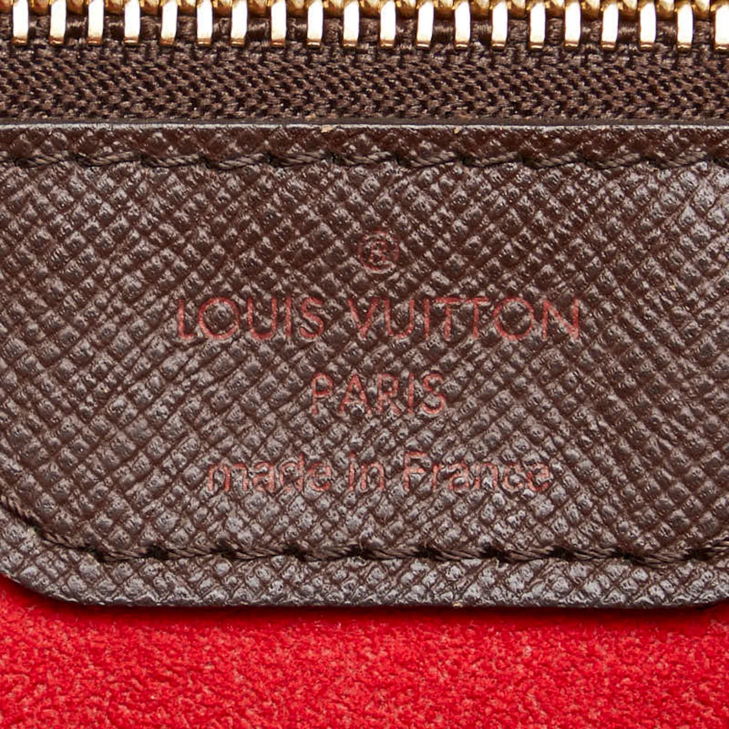 Louis Vuitton Brown Pvc Leather Shoulder Bag Tote Bag