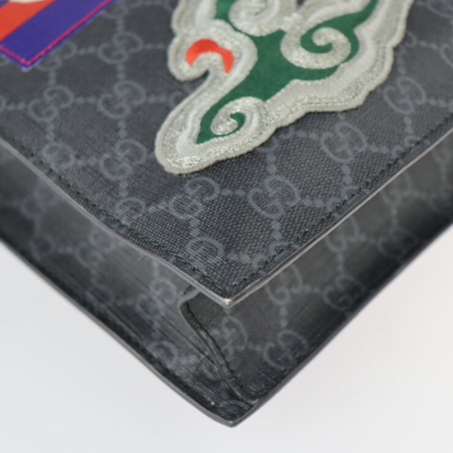 Gucci Gray Multi-Color Gg Supreme Handbag Shoulder Bag Tote Bag