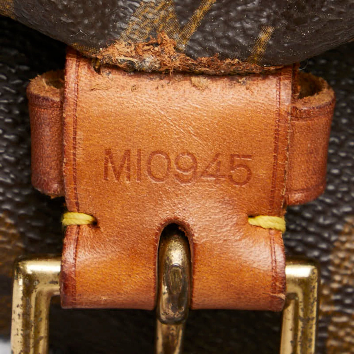 Louis Vuitton Brown Pvc Leather Backpack