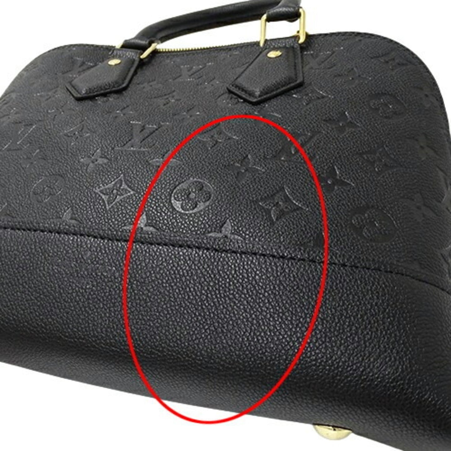 Louis Vuitton Noir Monogram Empreinte Handbag Shoulder Bag