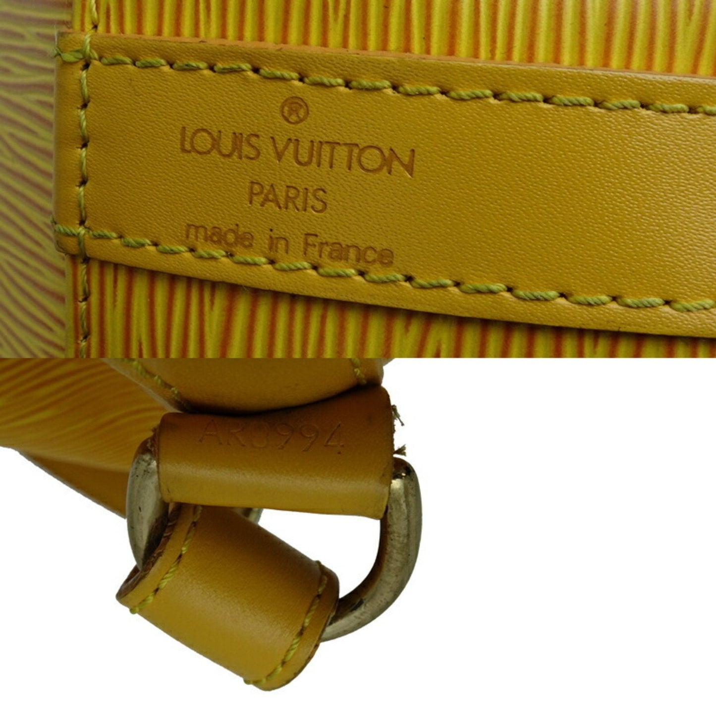Louis Vuitton Yellow Epi Leather Shoulder Bag