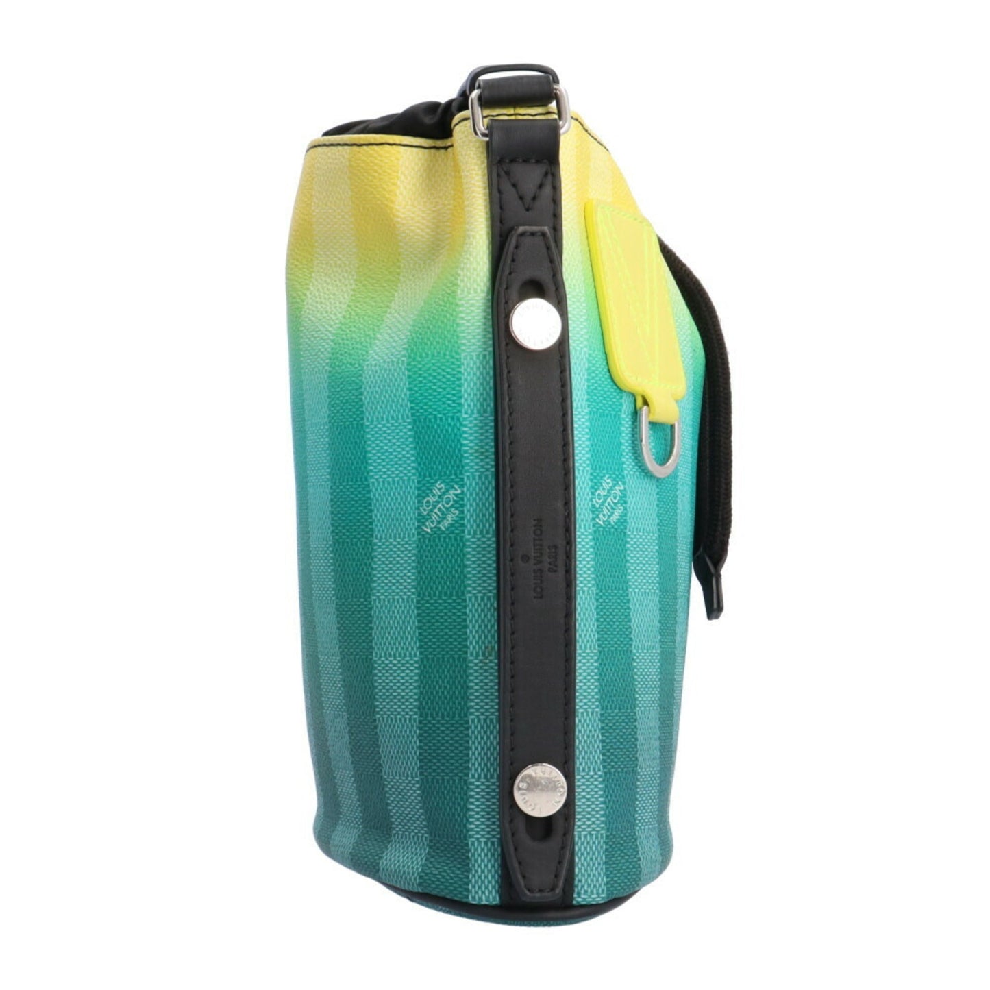 Louis Vuitton Green Yellow Pvc Shoulder Bag