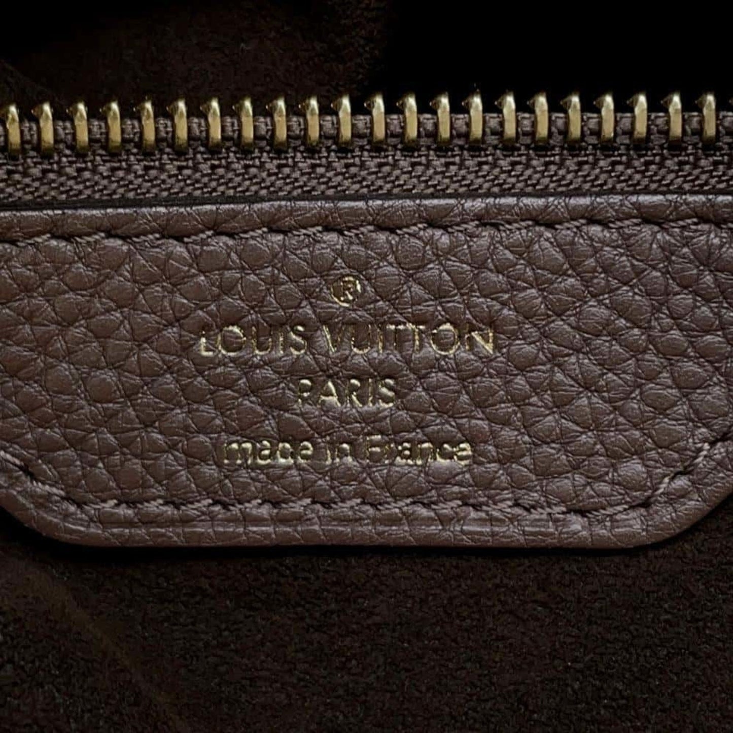 Louis Vuitton Monogram Brown Mahina Leather Handbag Shoulder Bag