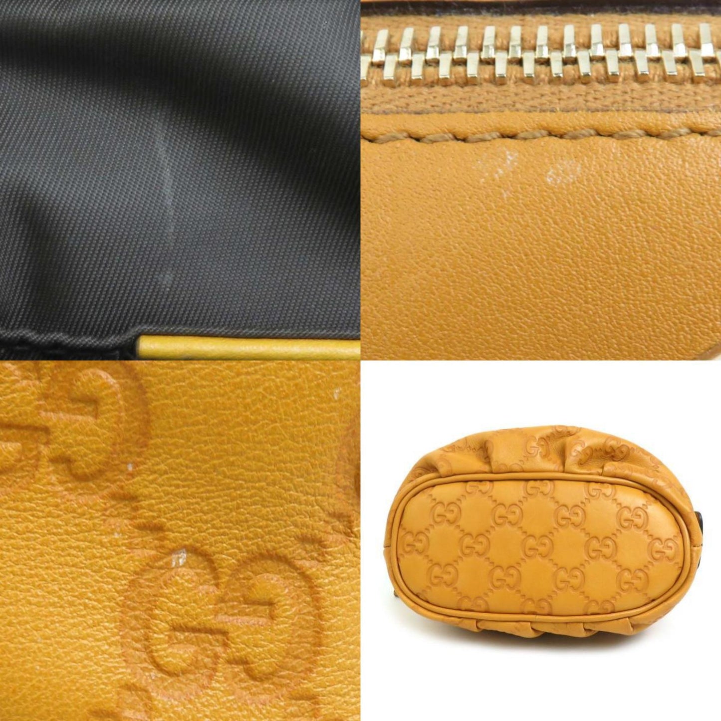 Gucci Light Brown Leather Pouch