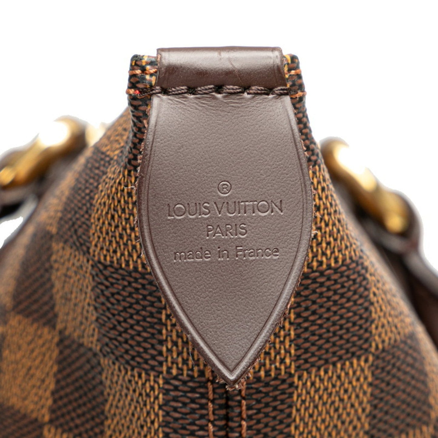 Louis Vuitton Brown Pvc Leather Handbag Shoulder Bag