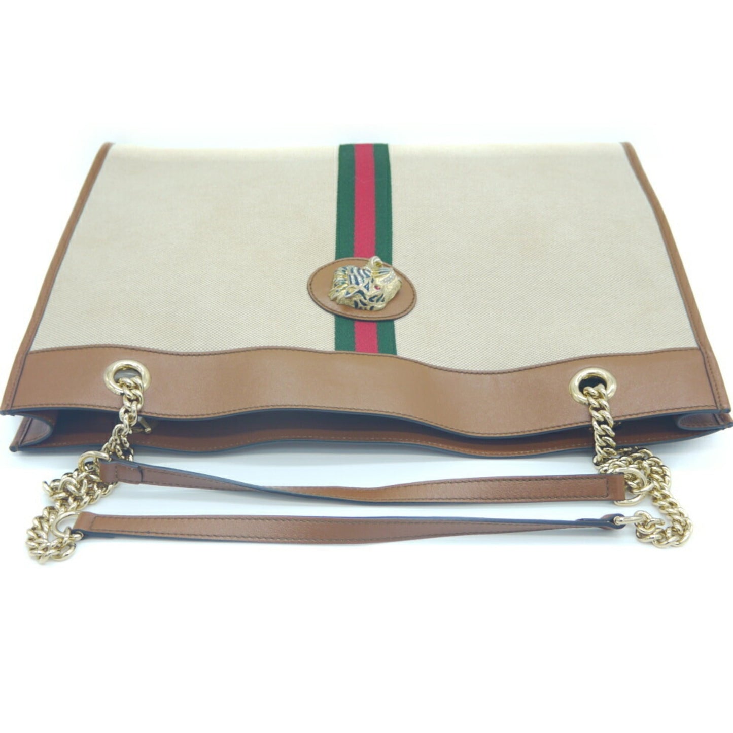 Gucci Beige Canvas Tote Bag