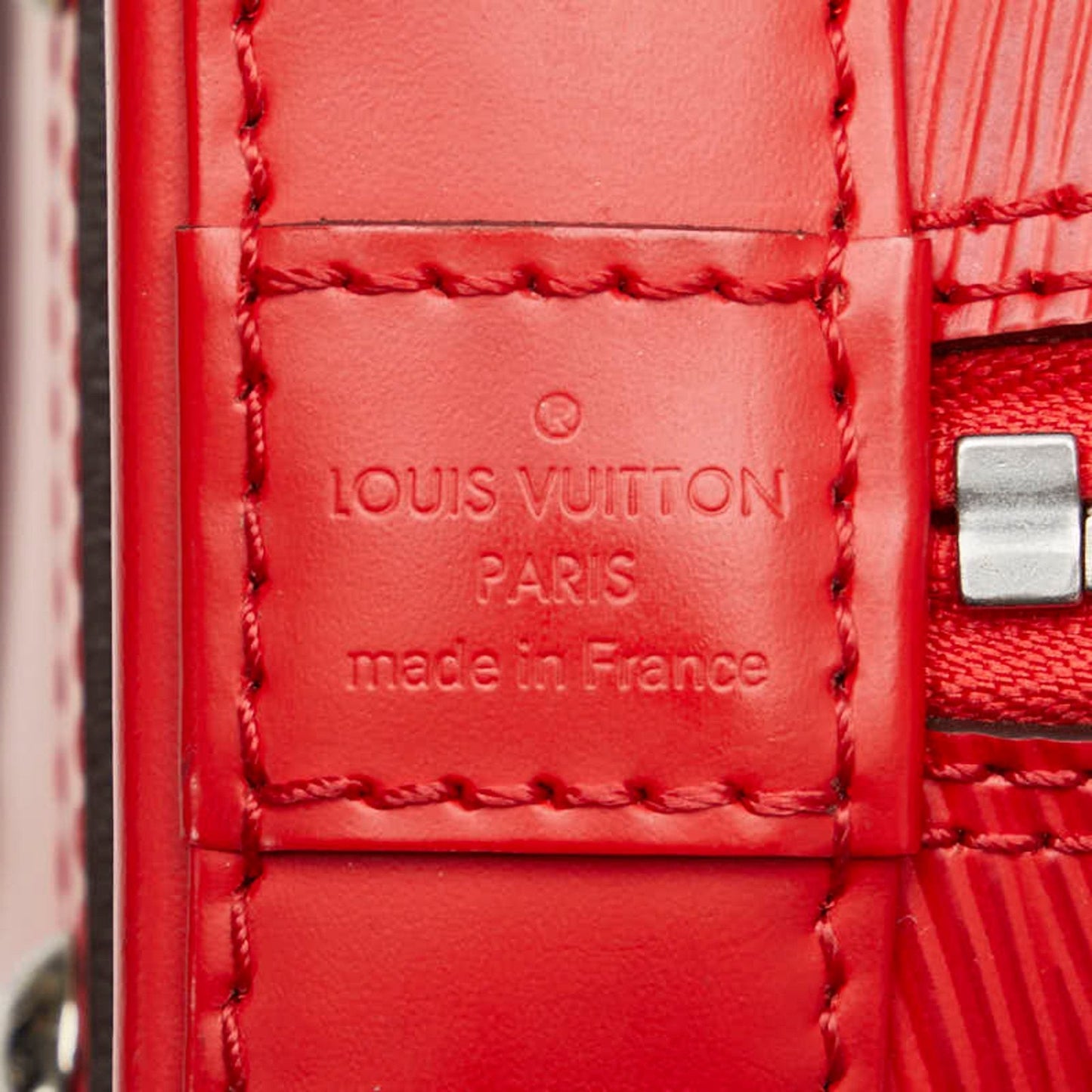 Louis Vuitton Coquelicots Red Color Leather Handbag Shoulder Bag