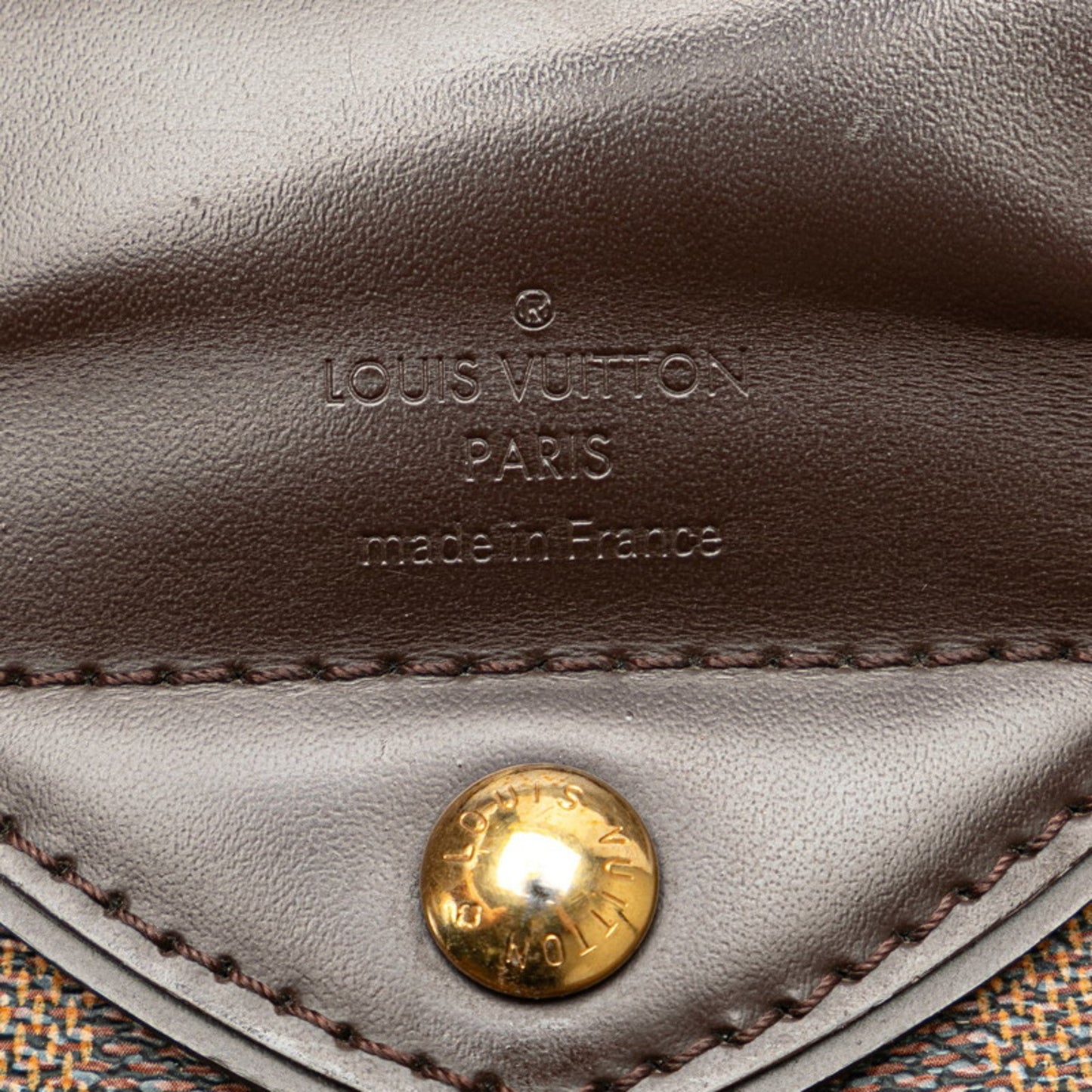Louis Vuitton Brown Pvc Leather Shoulder Bag