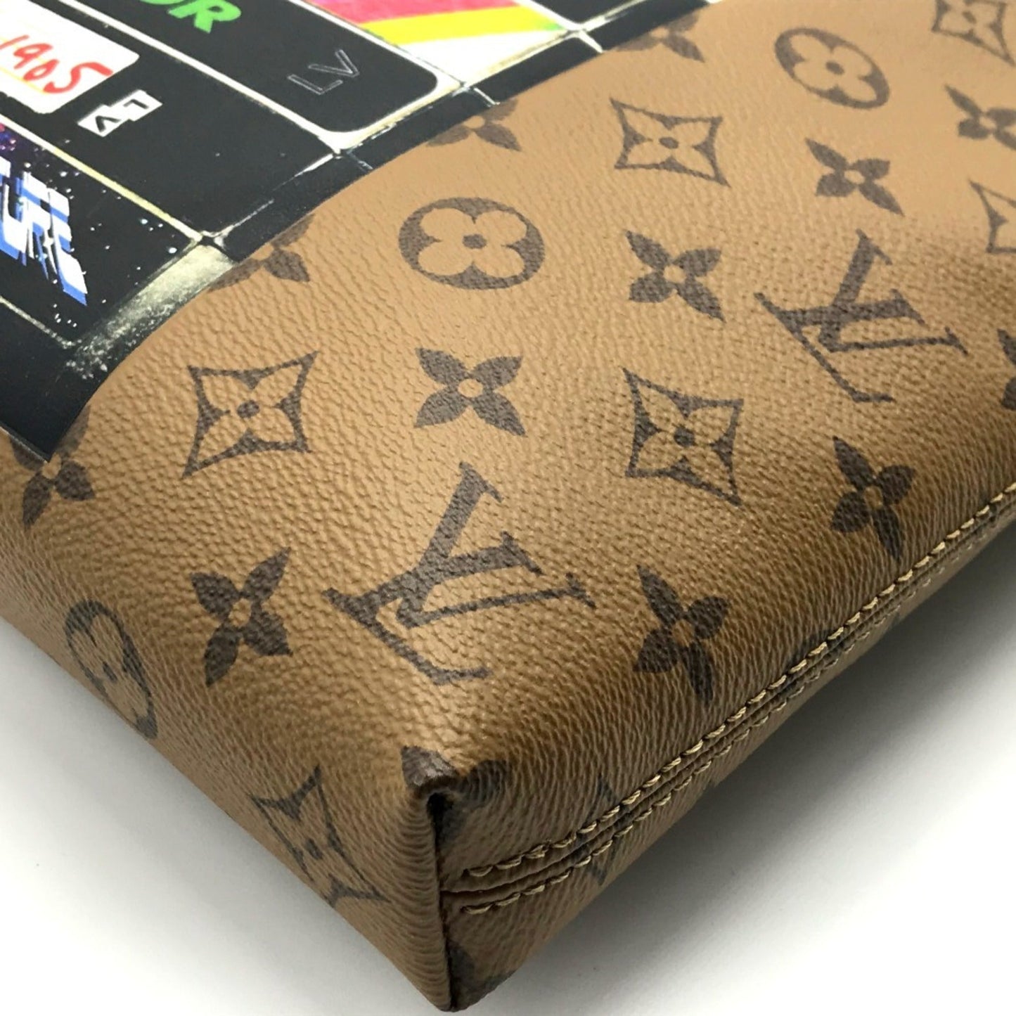 Louis Vuitton Brown Monogram Reverse Shoulder Bag Tote Bag