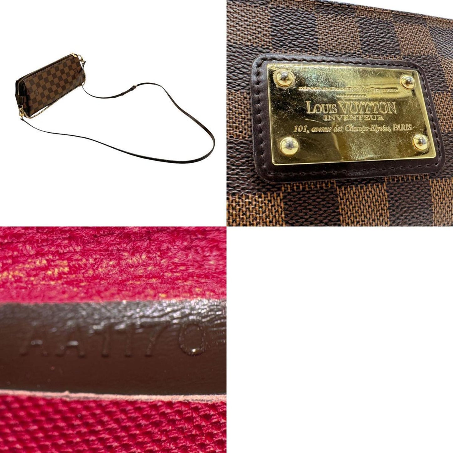 Louis Vuitton Ebene Damier Canvas Shoulder Bag