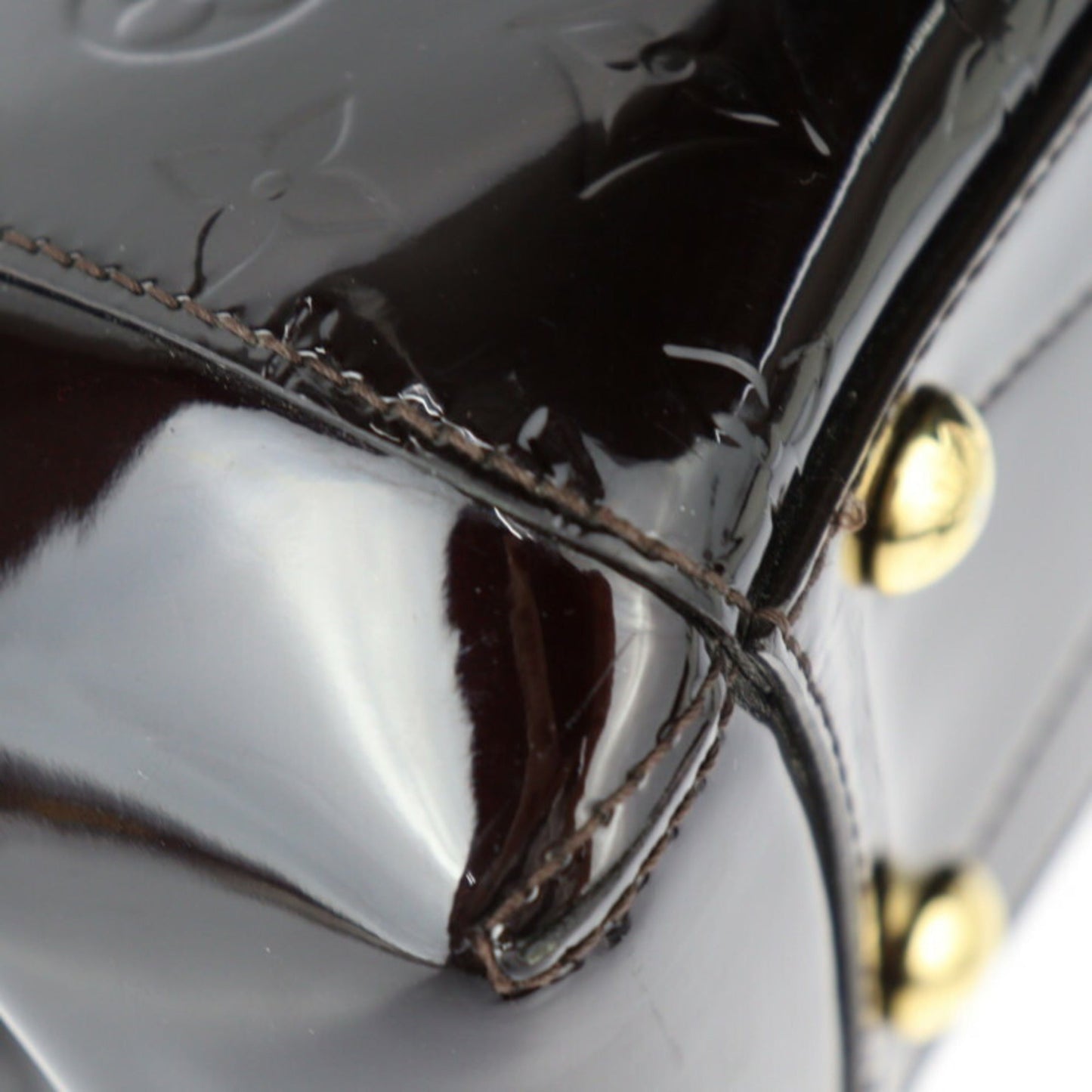Louis Vuitton Amarante Monogram Vernis Handbag Shoulder Bag Tote Bag
