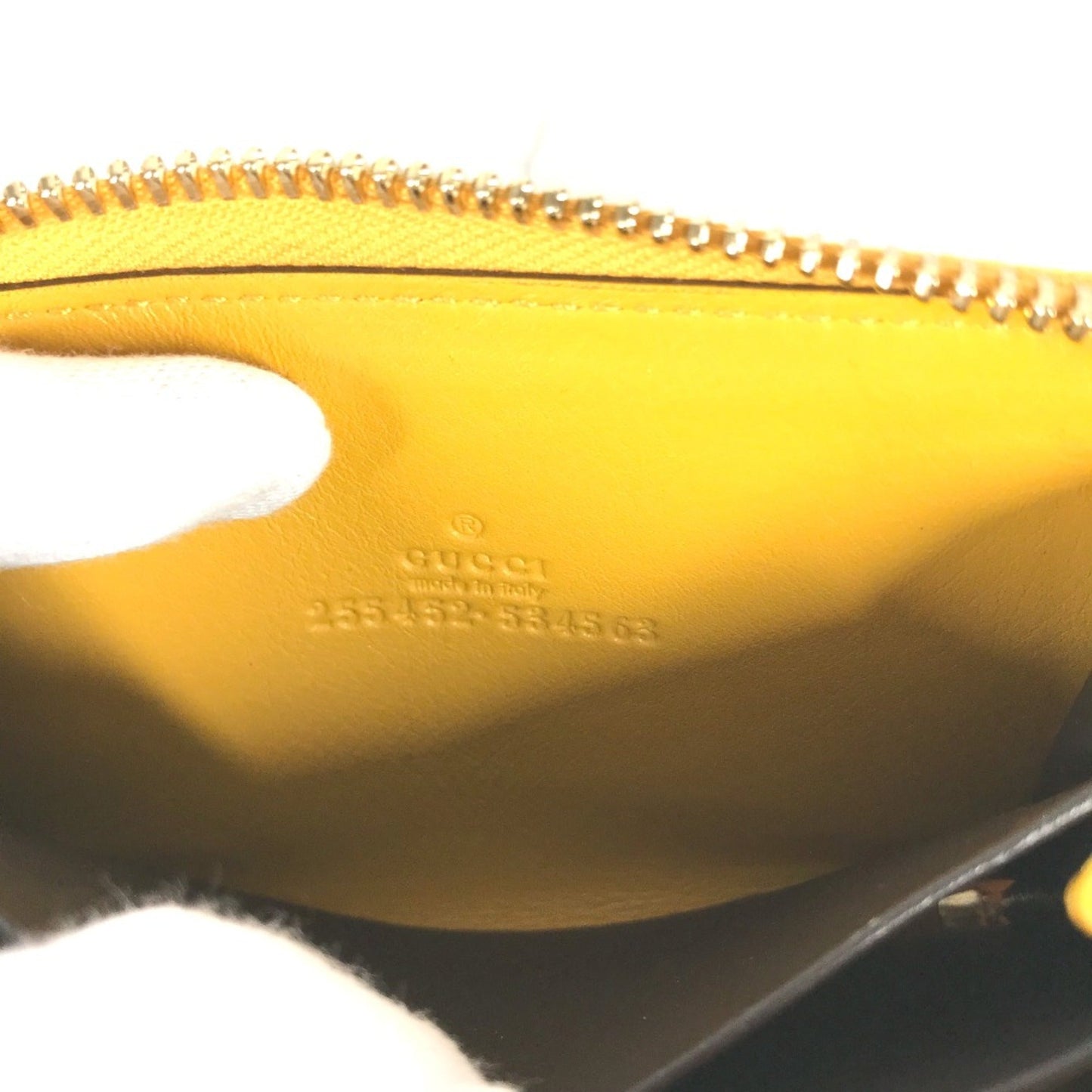 Gucci Yellow Patent Leather Coin Purse/Coin Case