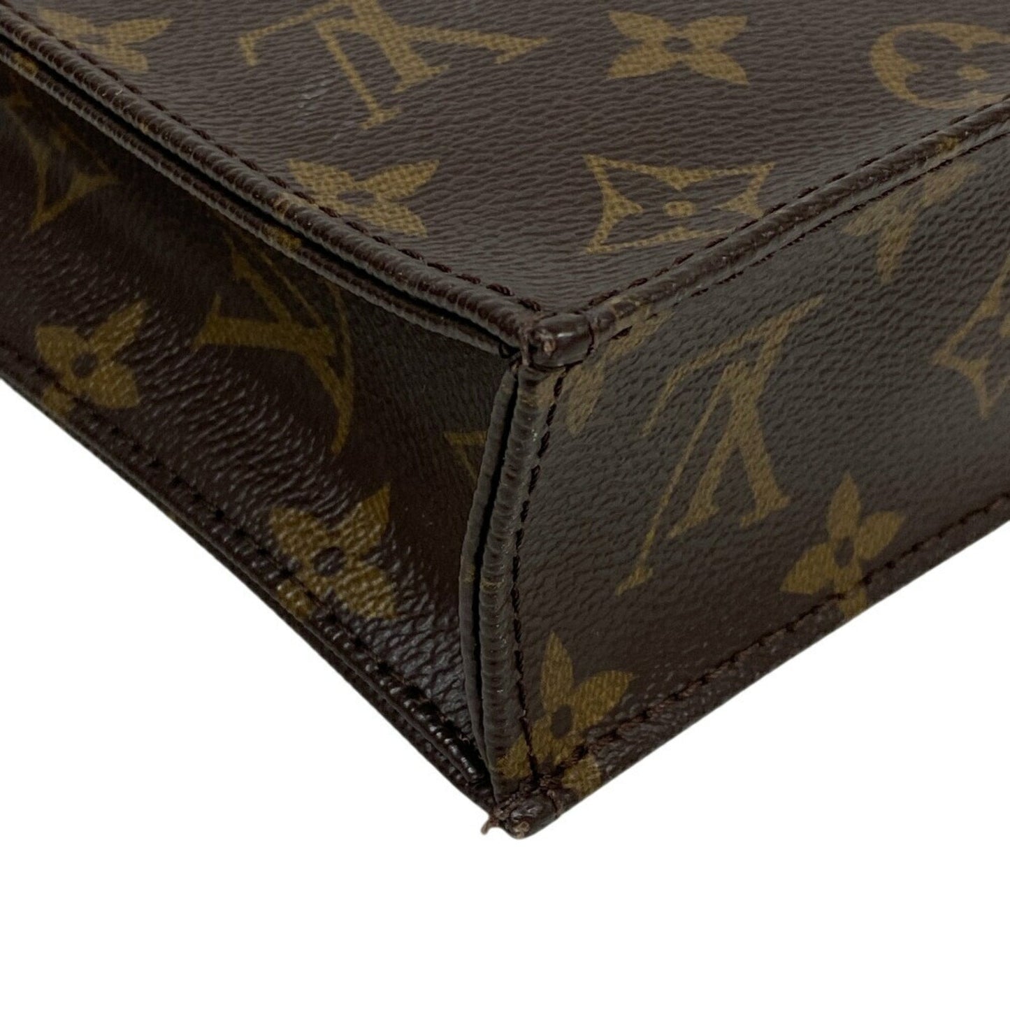 Louis Vuitton Monogram Brown Leather Shoulder Bag