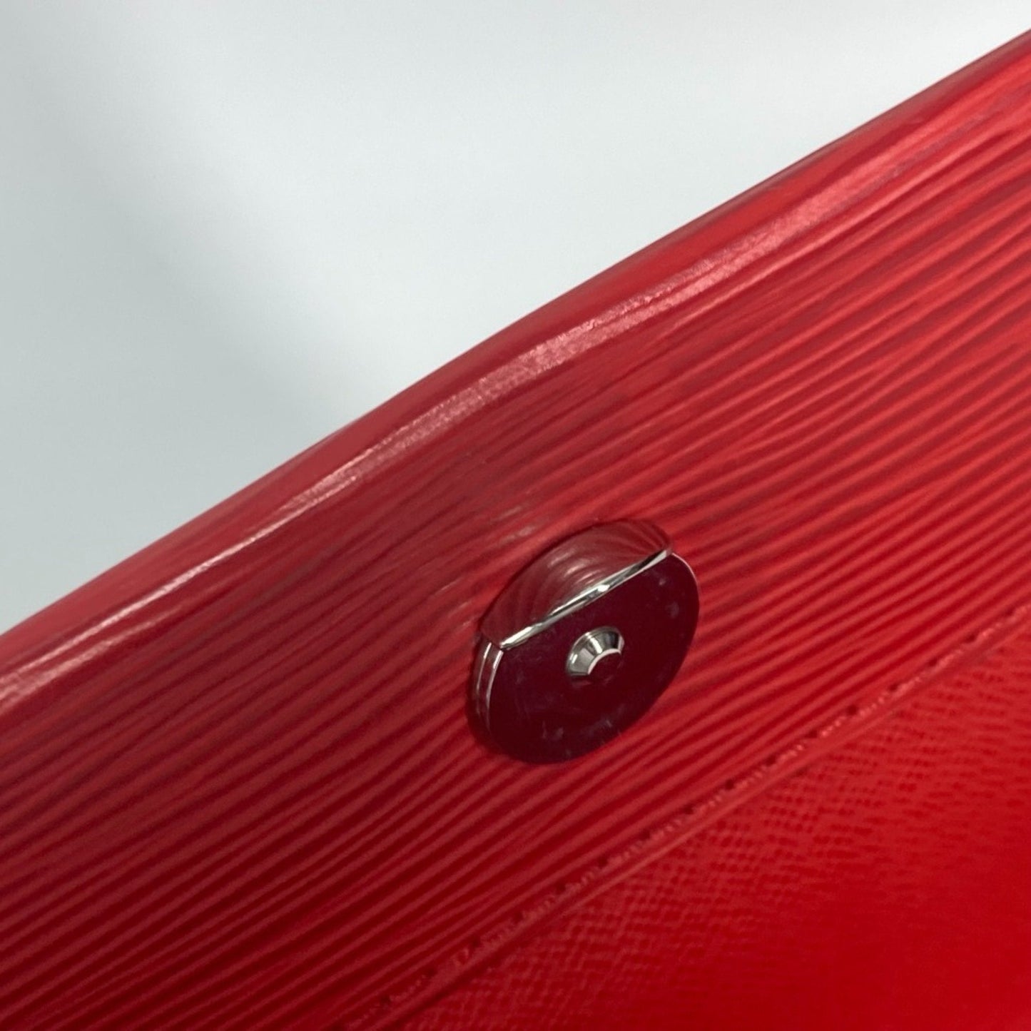 Louis Vuitton Red Leather Shoulder Bag