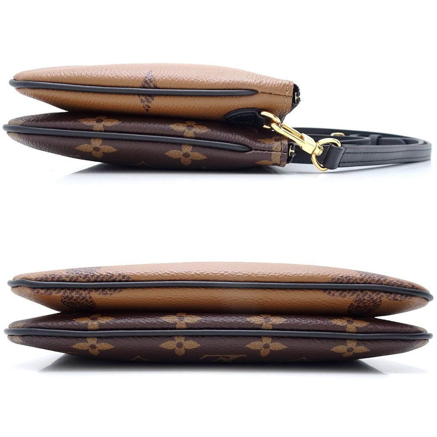 Louis Vuitton Brown Canvas Shoulder Bag