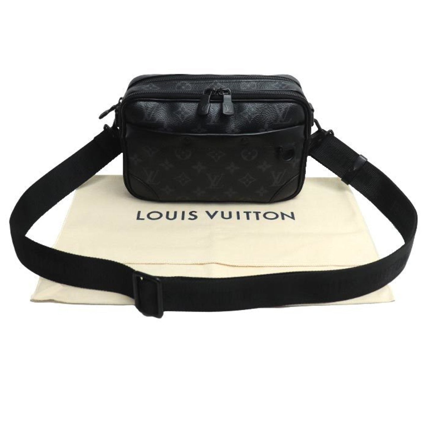 Louis Vuitton Black Monogram Eclipse Shoulder Bag
