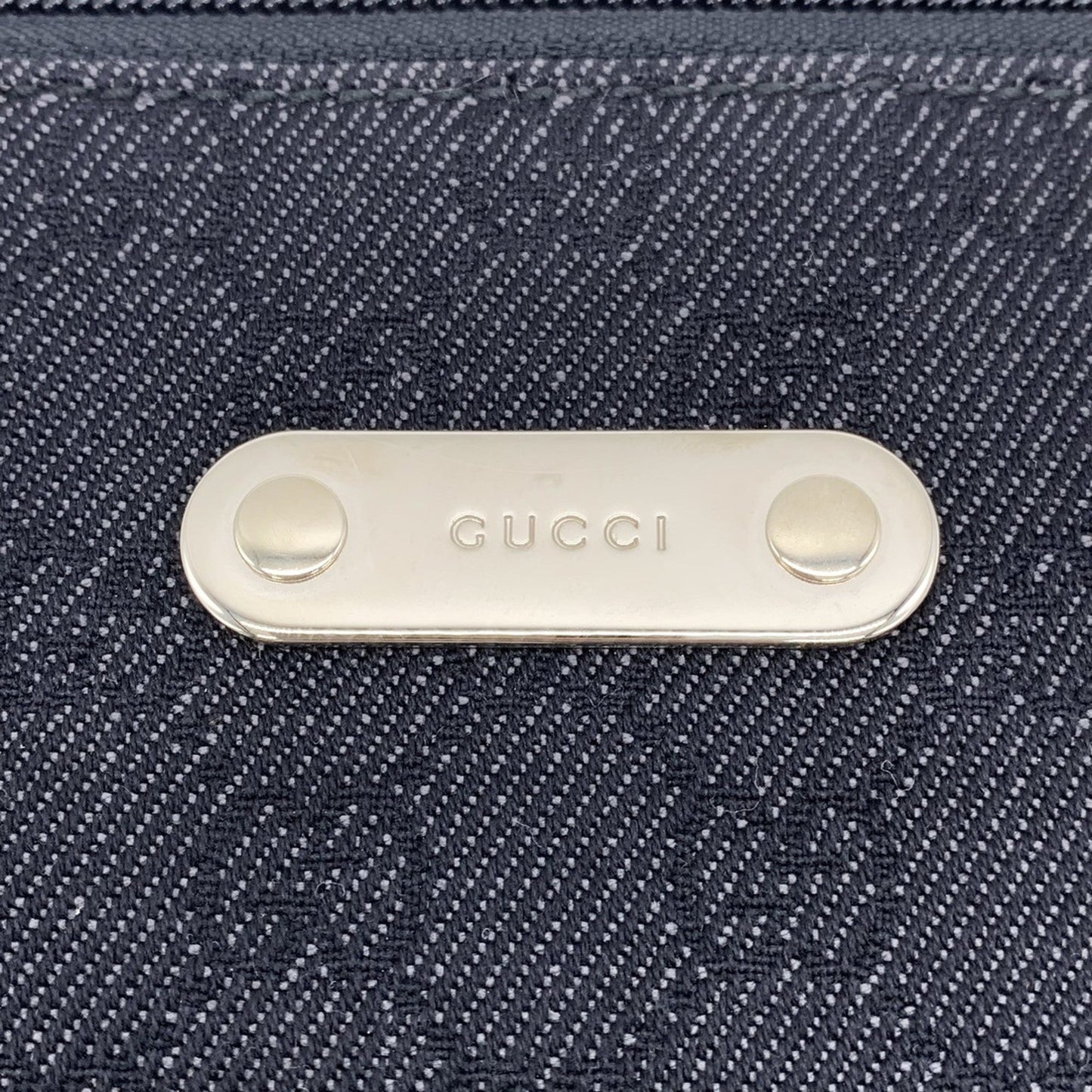 Gucci Black Gg Canvas Shoulder Bag Sling Bag