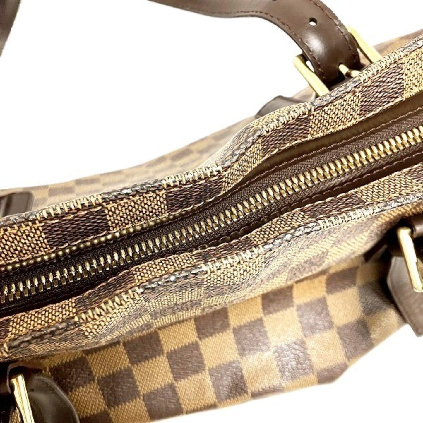 Louis Vuitton Brown Damier Canvas Shoulder Bag Tote Bag