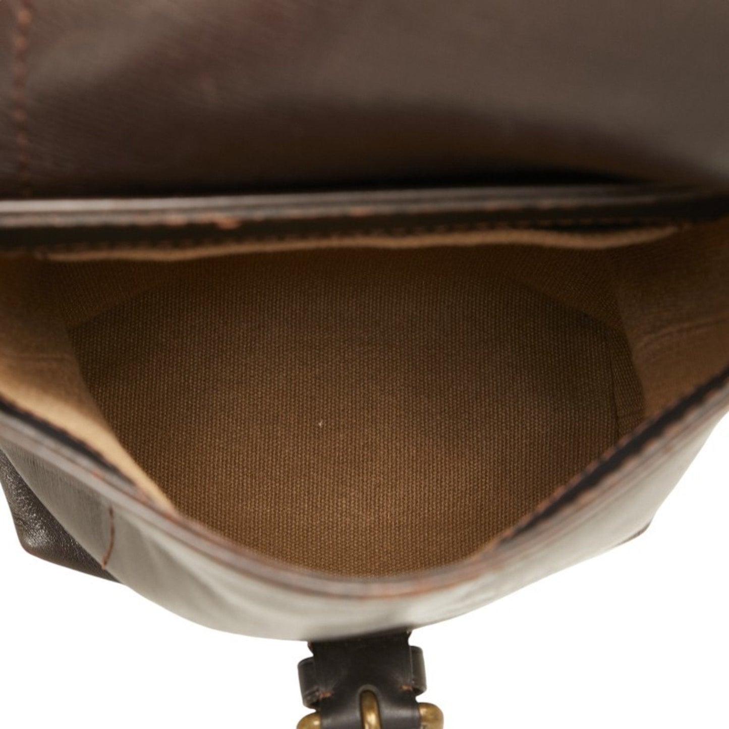 Louis Vuitton Brown Coffee Leather Shoulder Bag